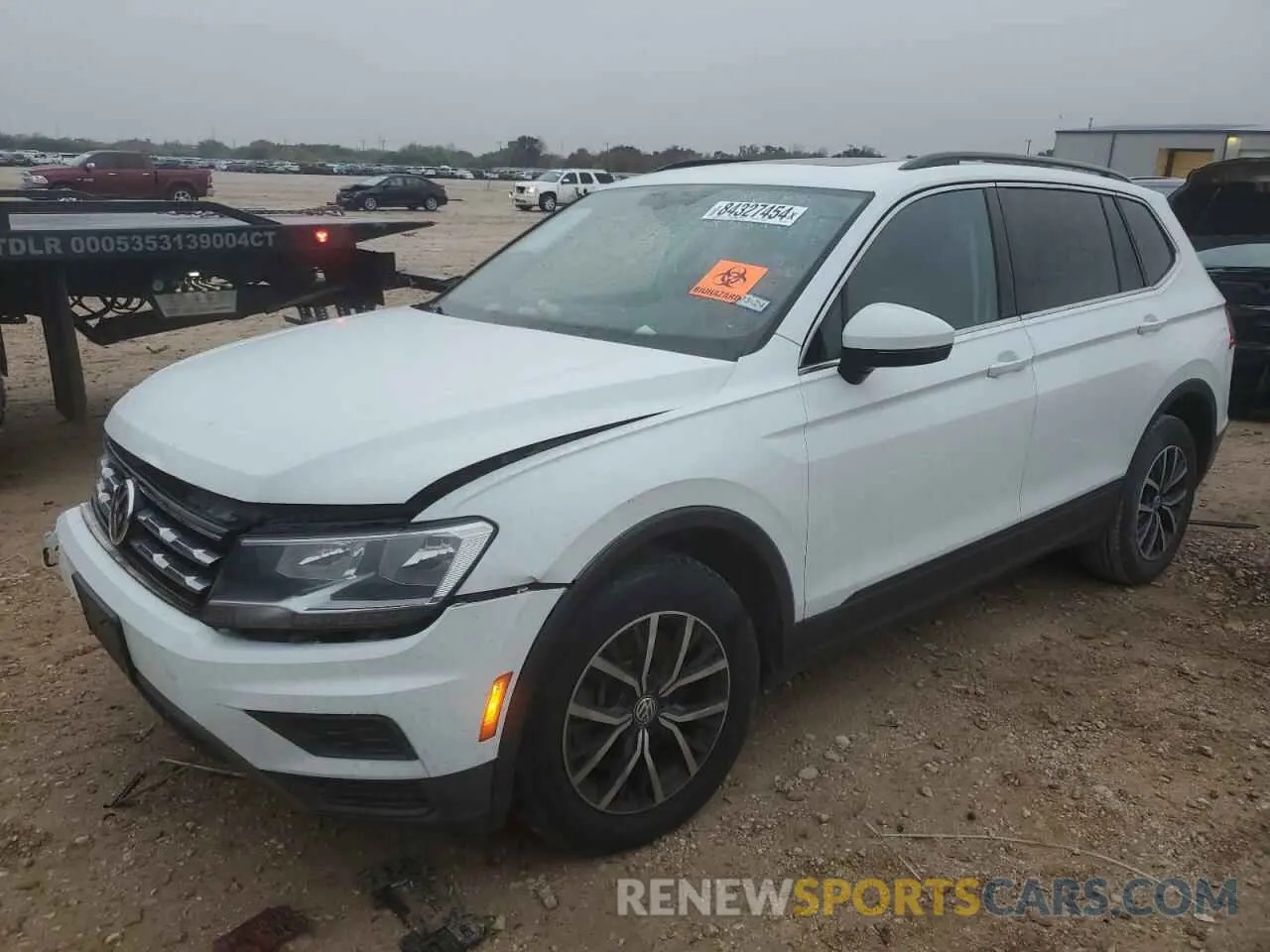 1 Photograph of a damaged car 3VV3B7AX4KM027487 VOLKSWAGEN TIGUAN 2019
