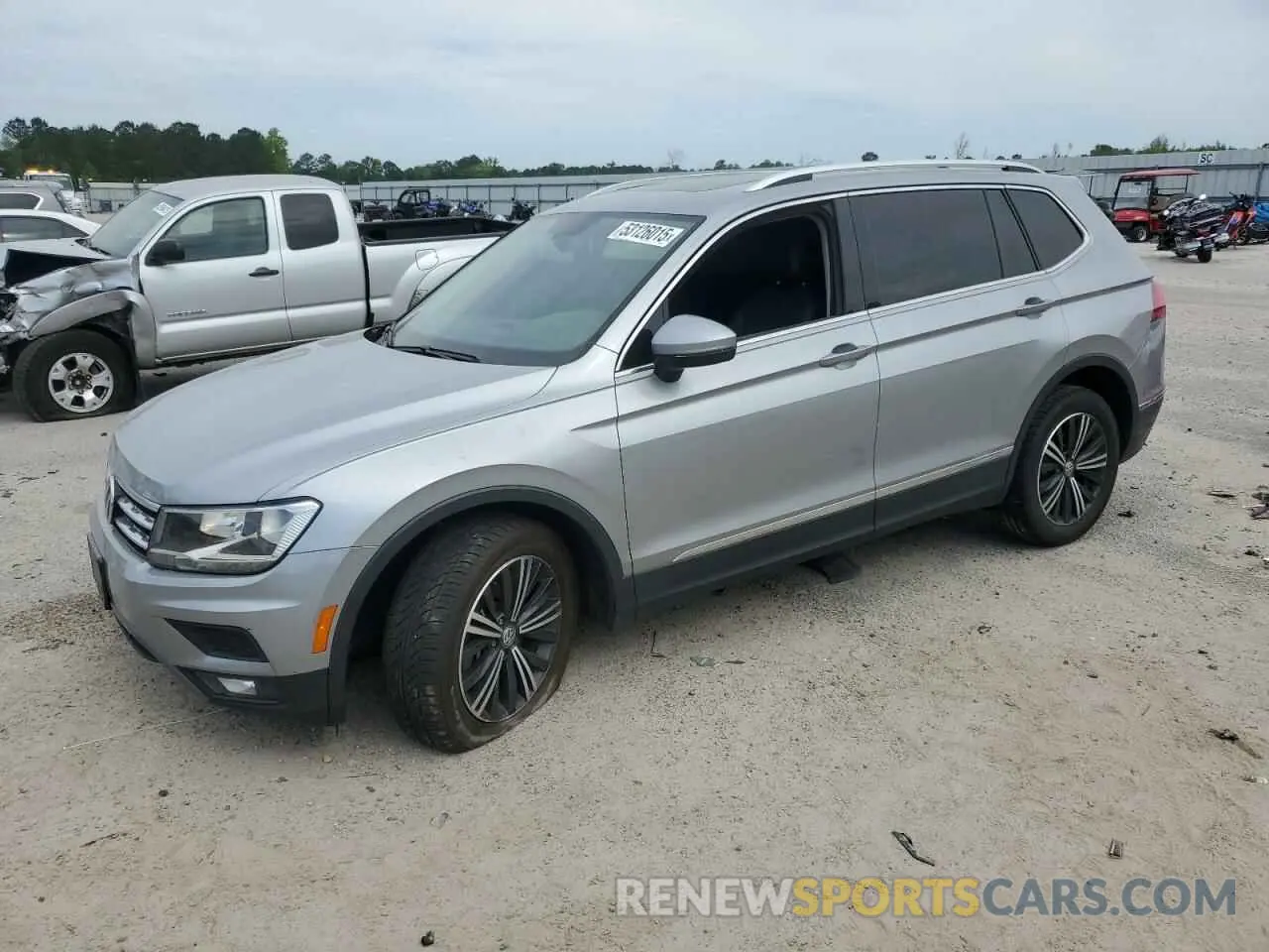 1 Photograph of a damaged car 3VV3B7AX5KM135570 VOLKSWAGEN TIGUAN 2019