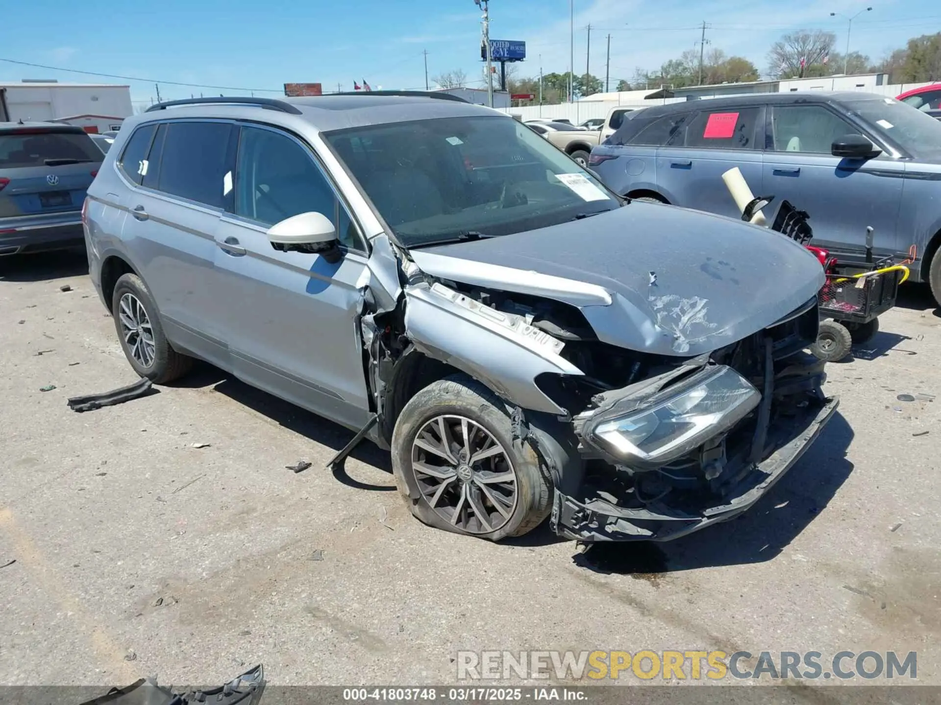 1 Photograph of a damaged car 3VV3B7AX5KM195140 VOLKSWAGEN TIGUAN 2019