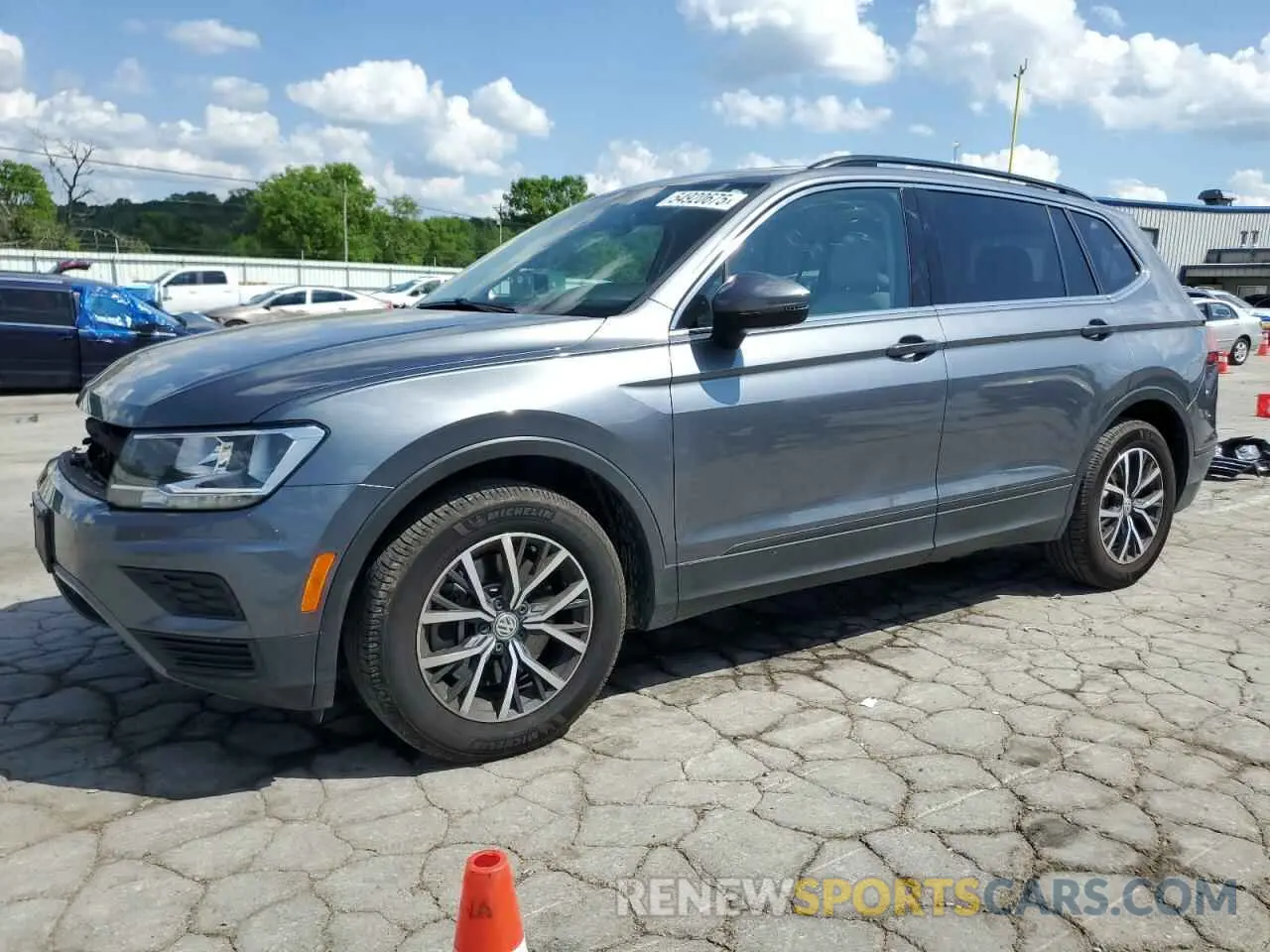 1 Photograph of a damaged car 3VV3B7AX6KM006625 VOLKSWAGEN TIGUAN 2019