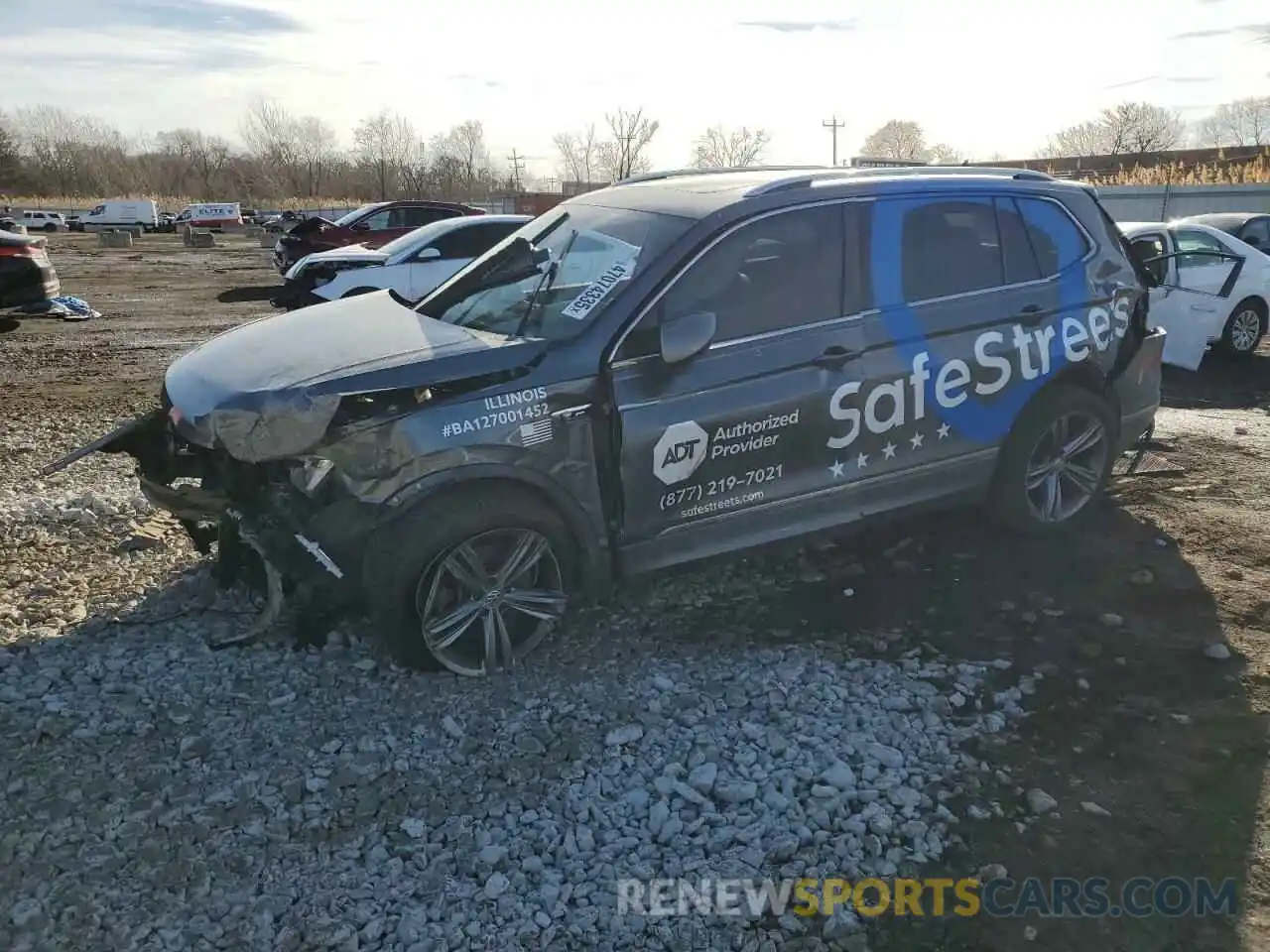 1 Photograph of a damaged car 3VV3B7AX6KM068929 VOLKSWAGEN TIGUAN 2019