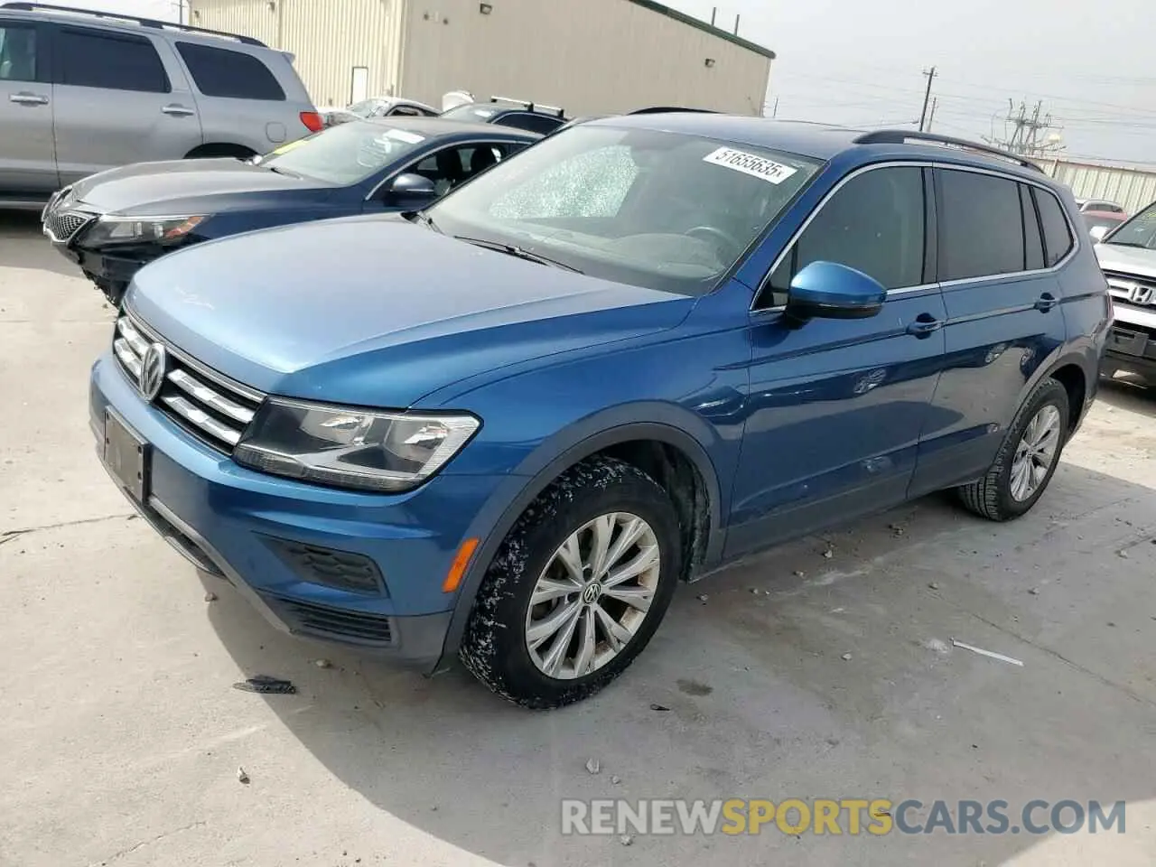 1 Photograph of a damaged car 3VV3B7AX7KM029928 VOLKSWAGEN TIGUAN 2019