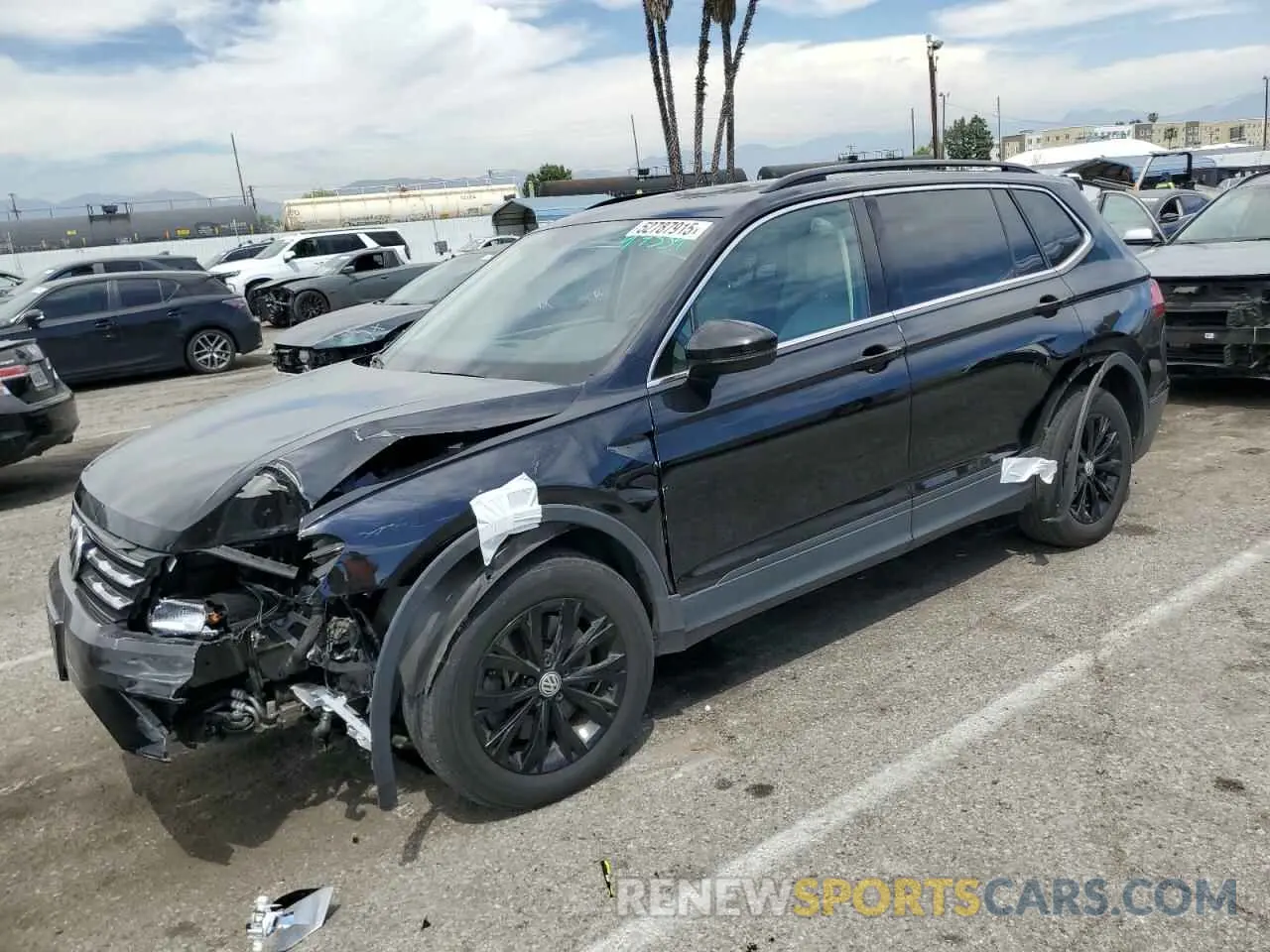1 Photograph of a damaged car 3VV3B7AXXKM142949 VOLKSWAGEN TIGUAN 2019