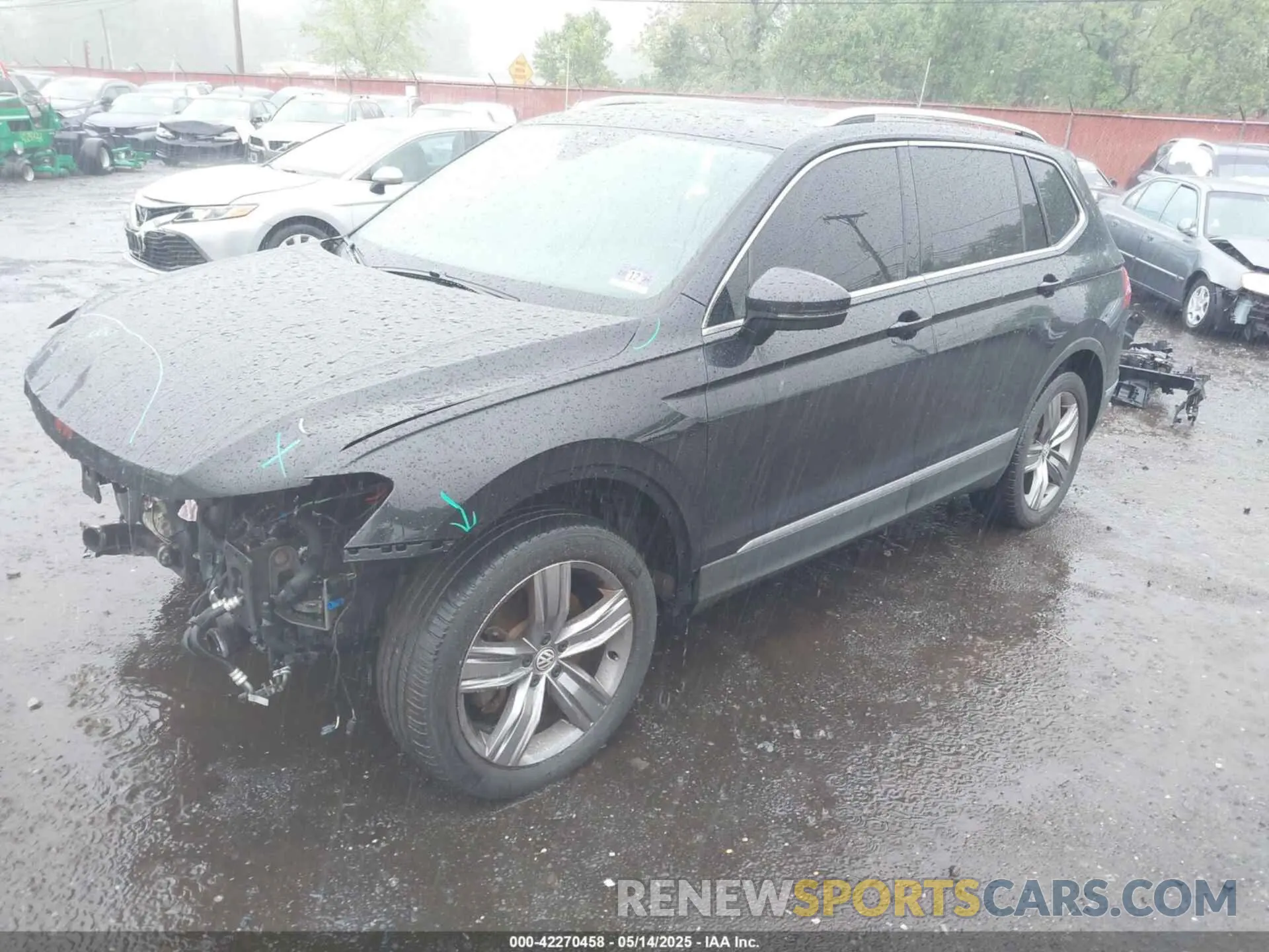 2 Photograph of a damaged car 3VV4B7AX0KM072527 VOLKSWAGEN TIGUAN 2019