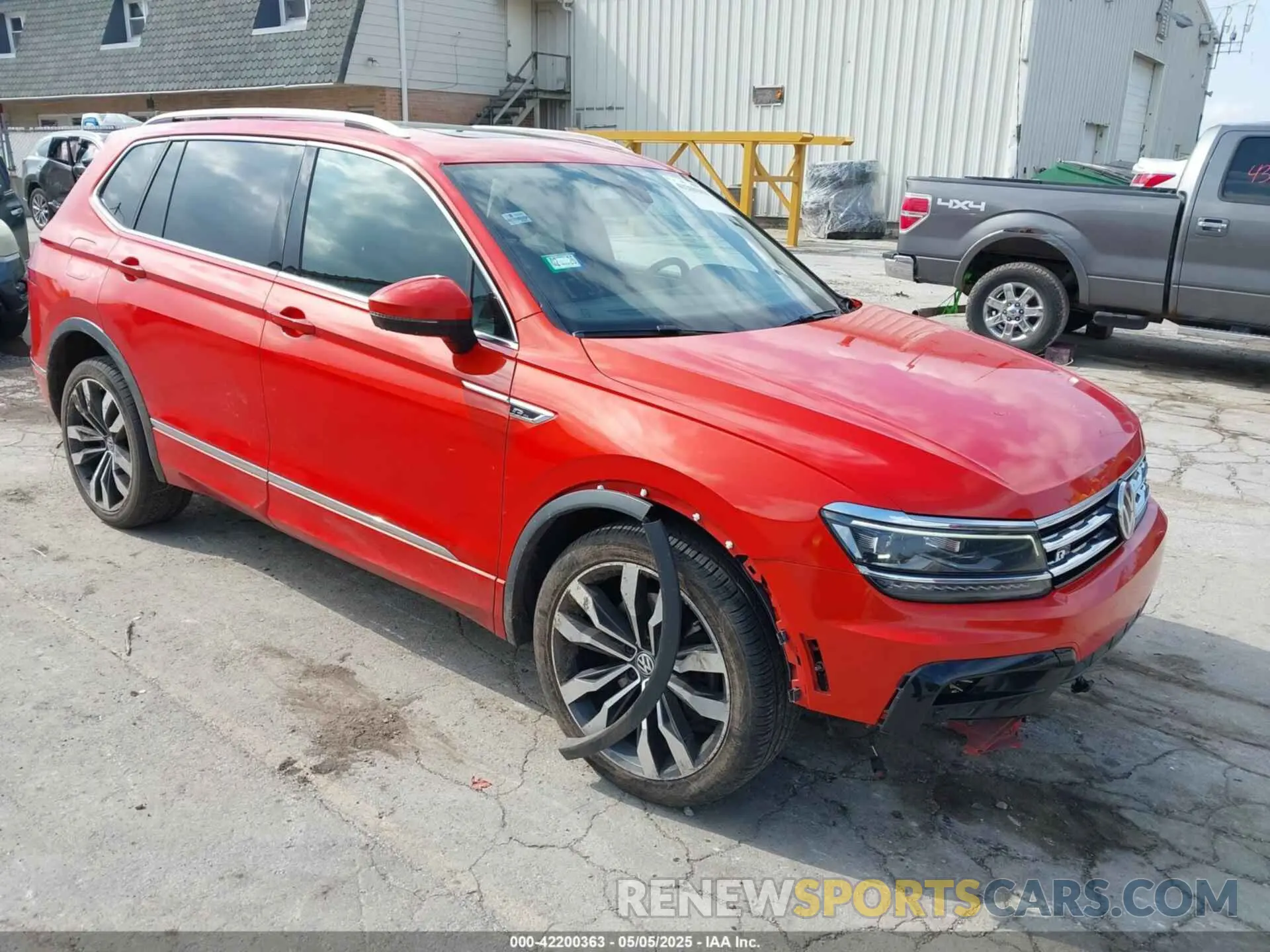 1 Photograph of a damaged car 3VV4B7AX1KM020808 VOLKSWAGEN TIGUAN 2019