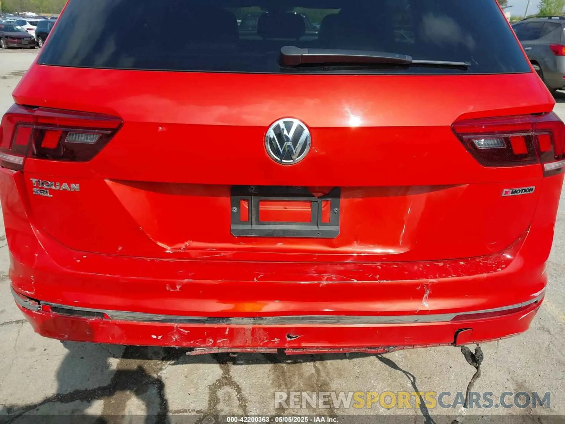 6 Photograph of a damaged car 3VV4B7AX1KM020808 VOLKSWAGEN TIGUAN 2019