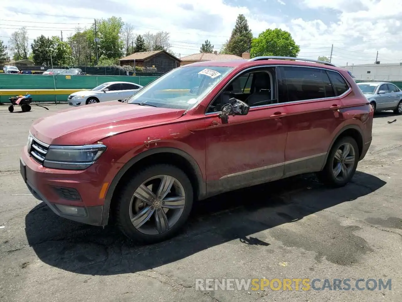 1 Photograph of a damaged car 3VV4B7AX2KM123607 VOLKSWAGEN TIGUAN 2019