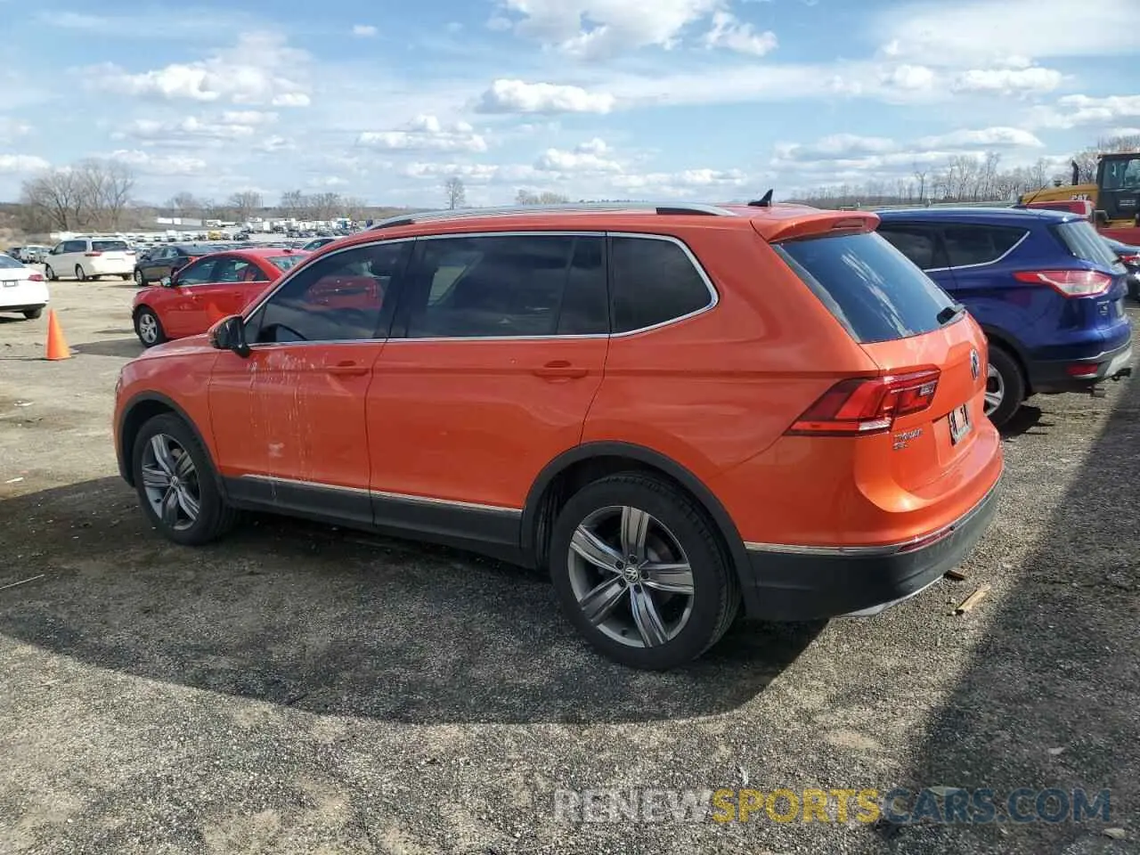 2 Photograph of a damaged car 3VV4B7AX4KM126301 VOLKSWAGEN TIGUAN 2019
