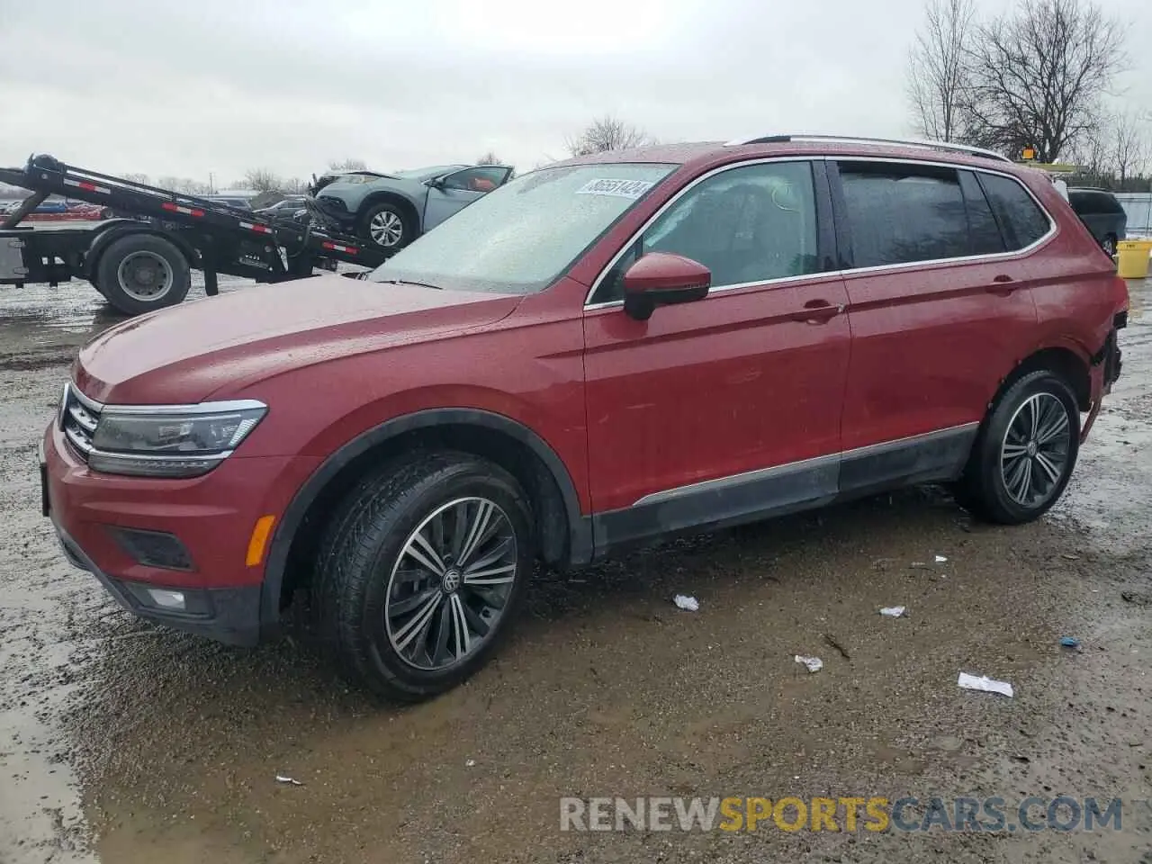 1 Photograph of a damaged car 3VV4B7AX5KM138649 VOLKSWAGEN TIGUAN 2019