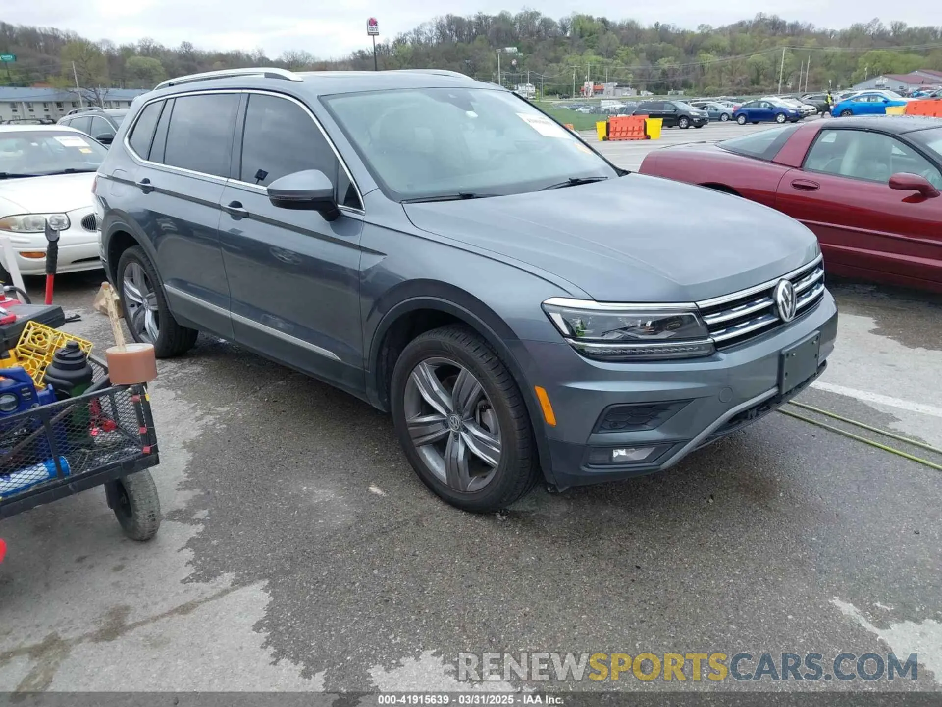 1 Photograph of a damaged car 3VV4B7AX9KM095580 VOLKSWAGEN TIGUAN 2019