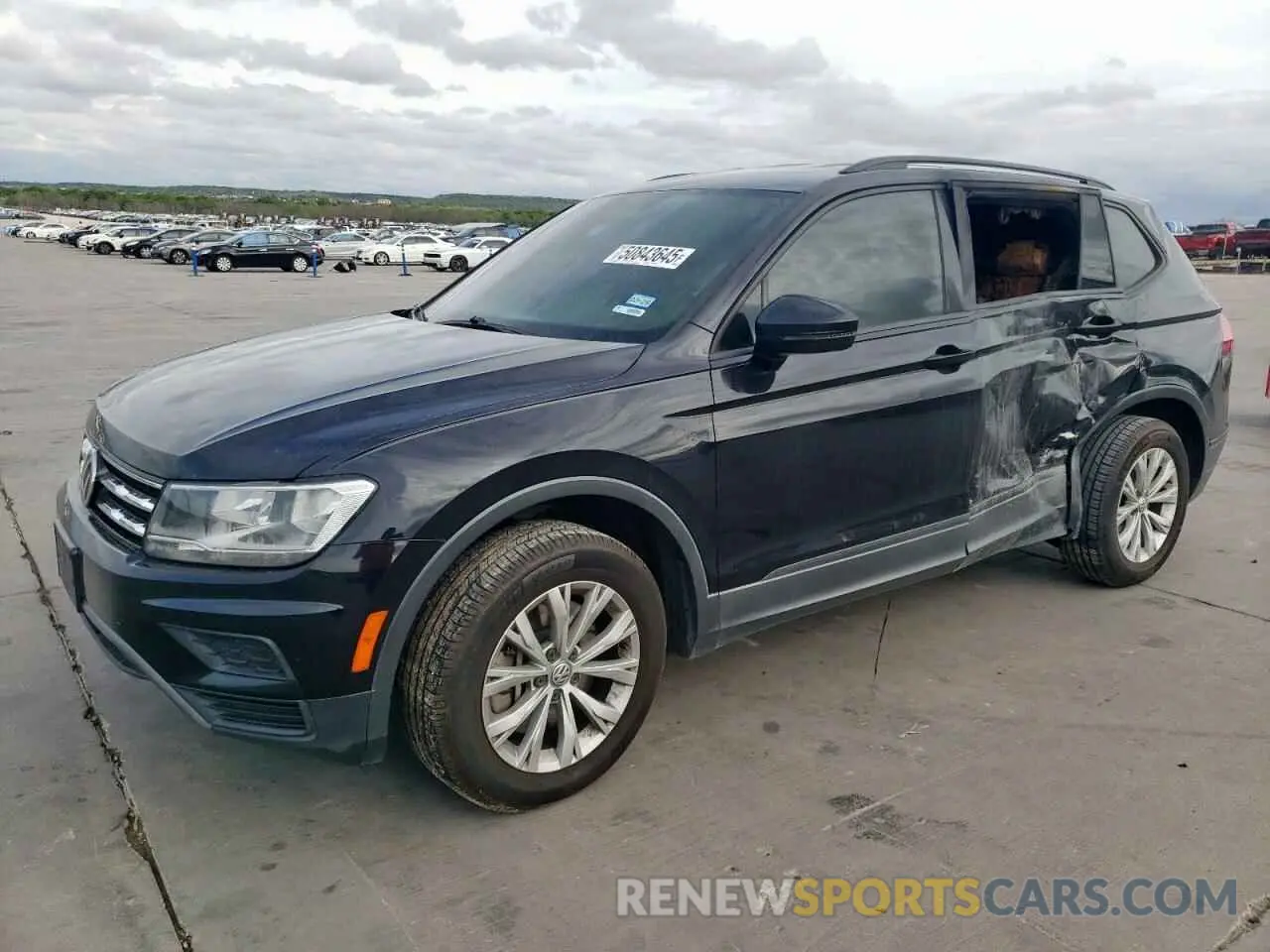 1 Photograph of a damaged car 3VV1B7AX3LM071389 VOLKSWAGEN TIGUAN 2020