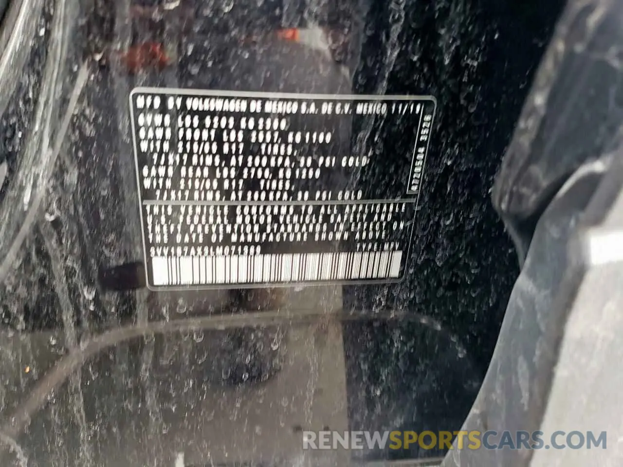 14 Photograph of a damaged car 3VV1B7AX3LM071389 VOLKSWAGEN TIGUAN 2020