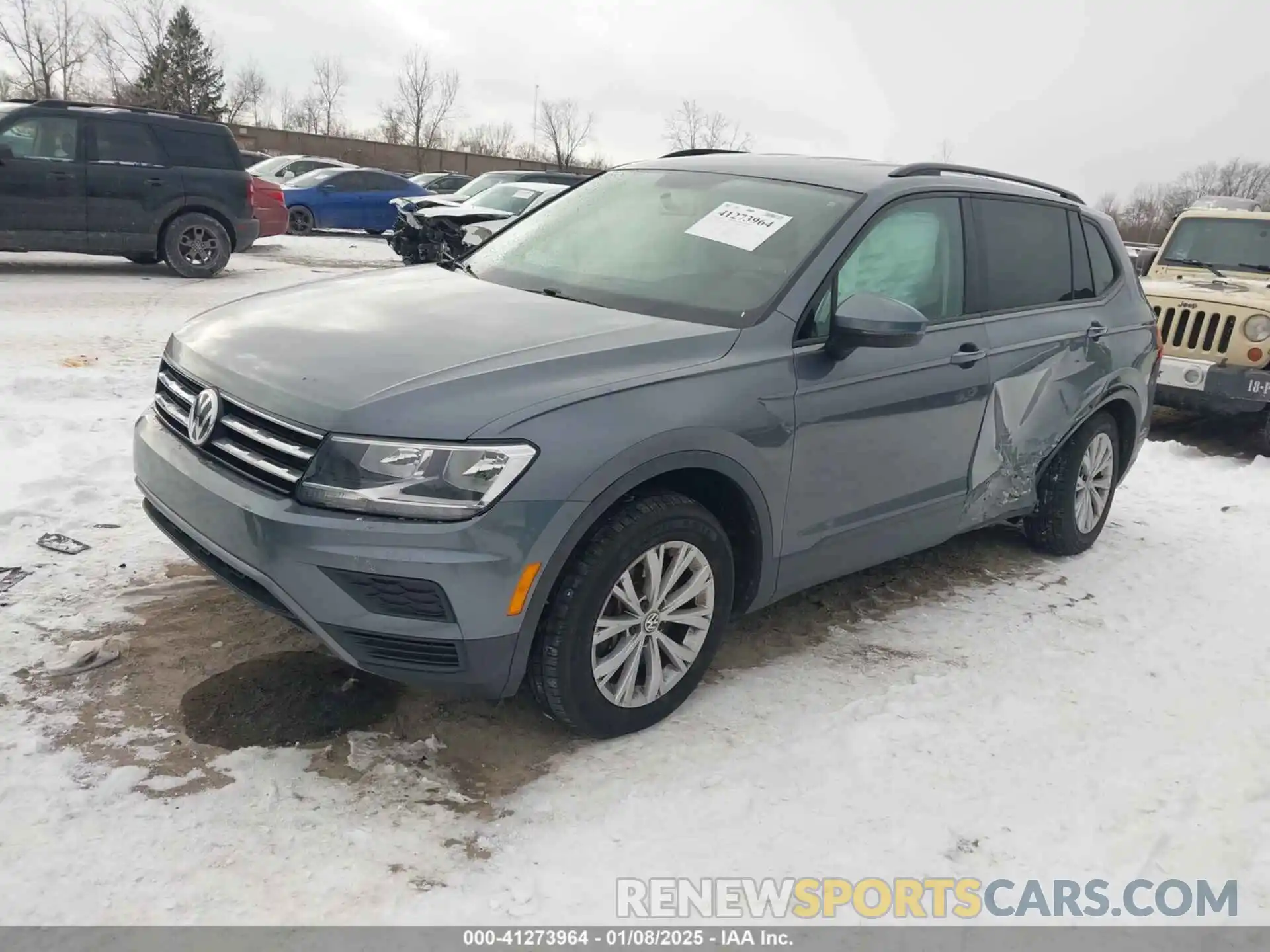 2 Photograph of a damaged car 3VV1B7AX9LM084390 VOLKSWAGEN TIGUAN 2020