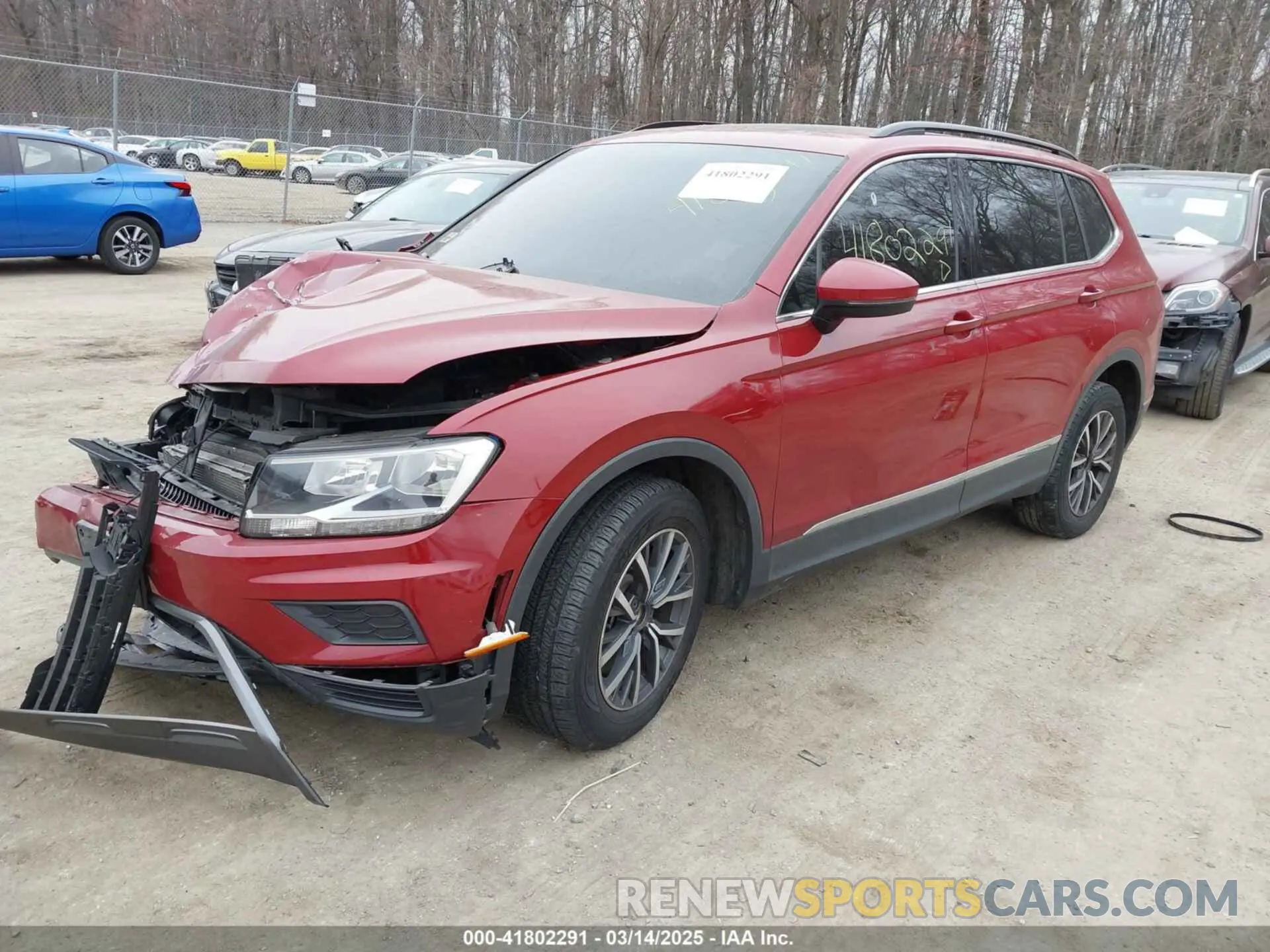 2 Photograph of a damaged car 3VV2B7AX2LM018722 VOLKSWAGEN TIGUAN 2020