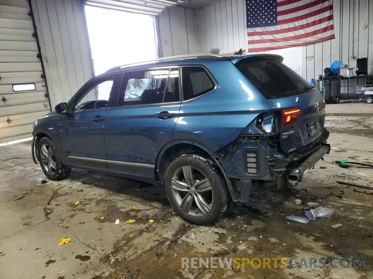 2 Photograph of a damaged car 3VV2B7AX2LM166658 VOLKSWAGEN TIGUAN 2020