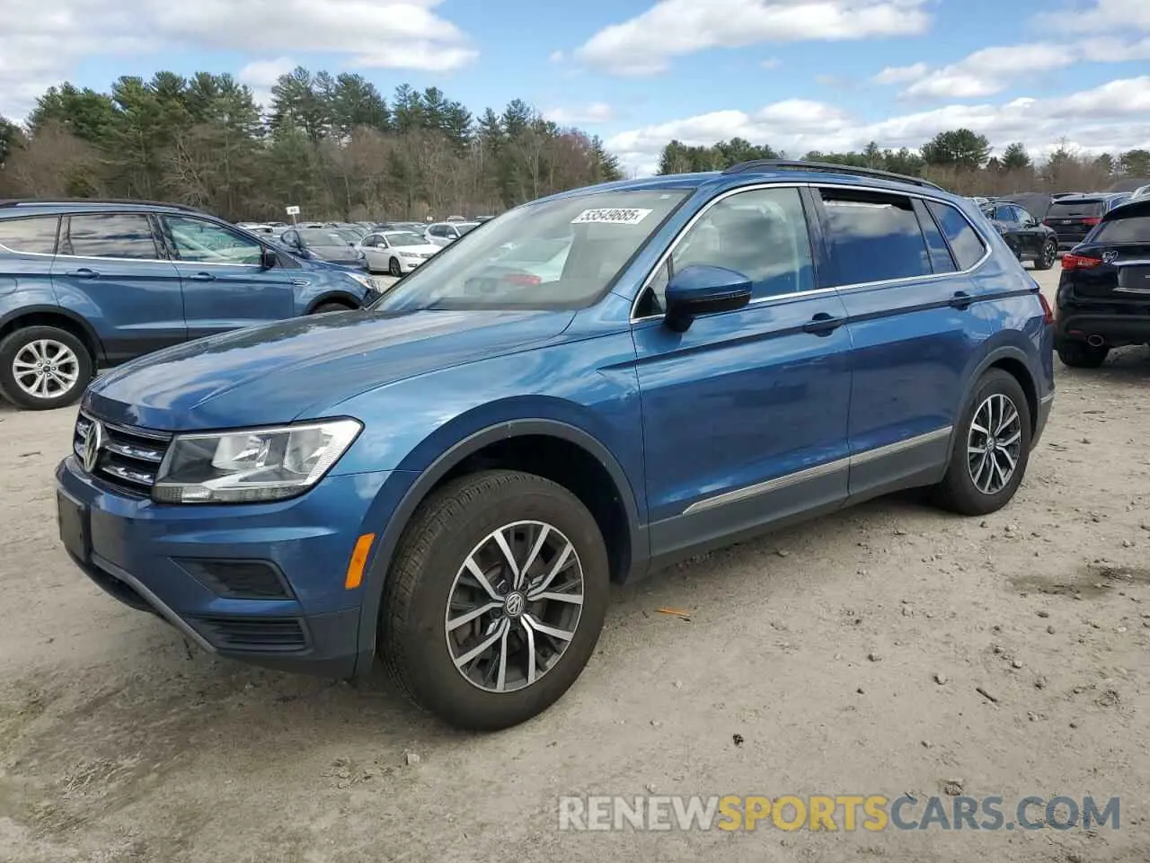 1 Photograph of a damaged car 3VV2B7AX3LM038039 VOLKSWAGEN TIGUAN 2020
