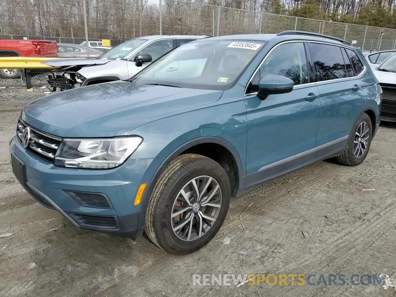1 Photograph of a damaged car 3VV2B7AX9LM106747 VOLKSWAGEN TIGUAN 2020