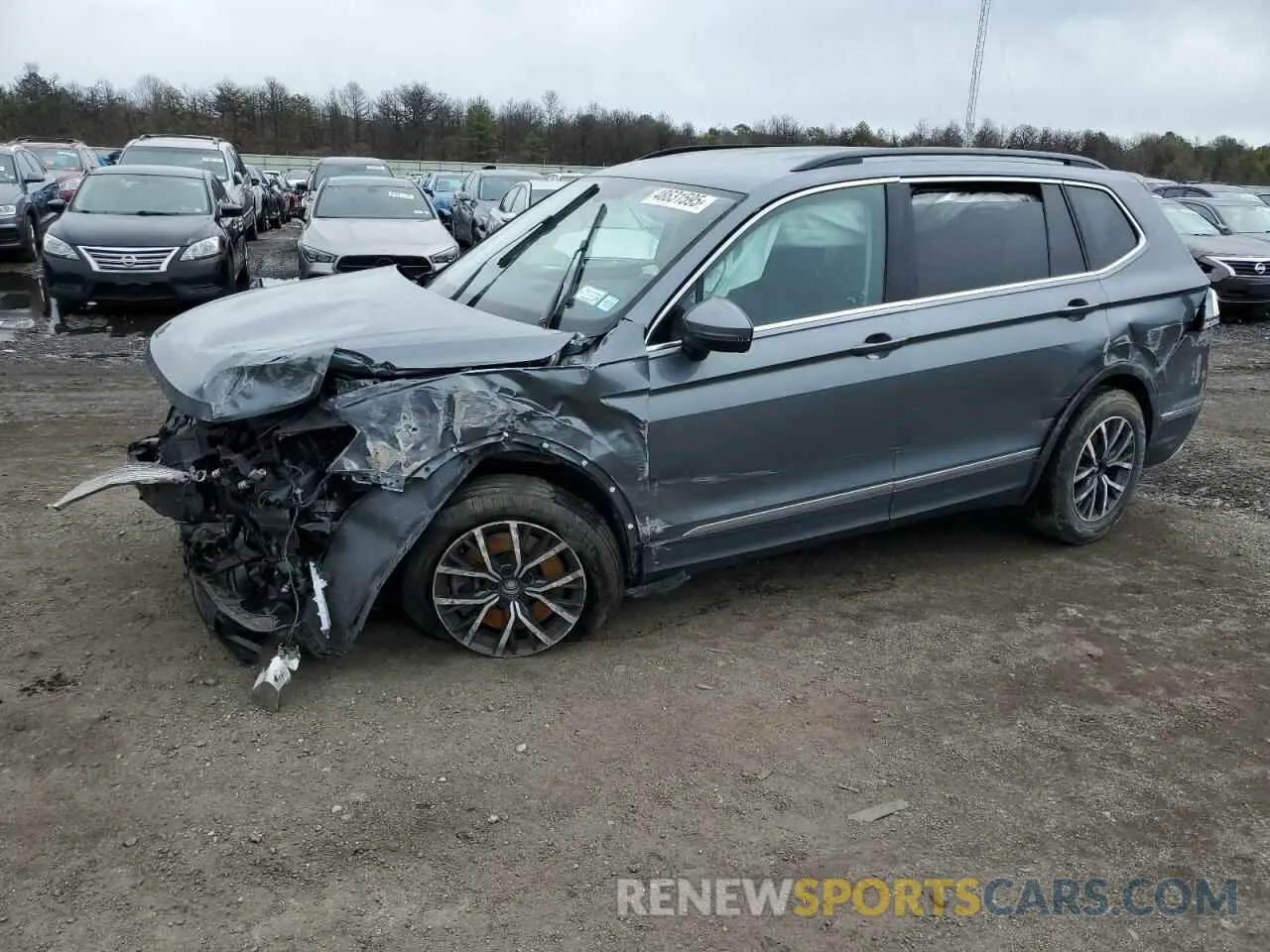 1 Photograph of a damaged car 3VV2B7AX9LM141160 VOLKSWAGEN TIGUAN 2020