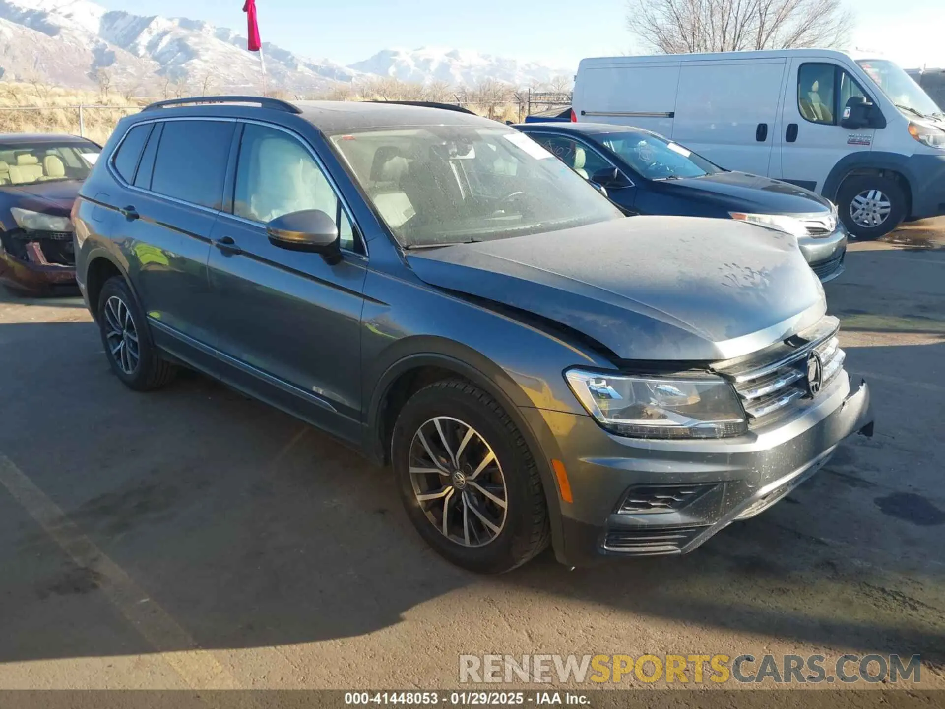 1 Photograph of a damaged car 3VV2B7AX9LM151977 VOLKSWAGEN TIGUAN 2020