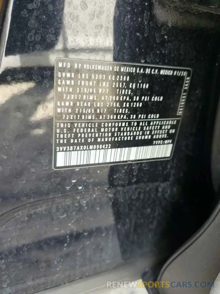 14 Photograph of a damaged car 3VV3B7AX0LM096422 VOLKSWAGEN TIGUAN 2020