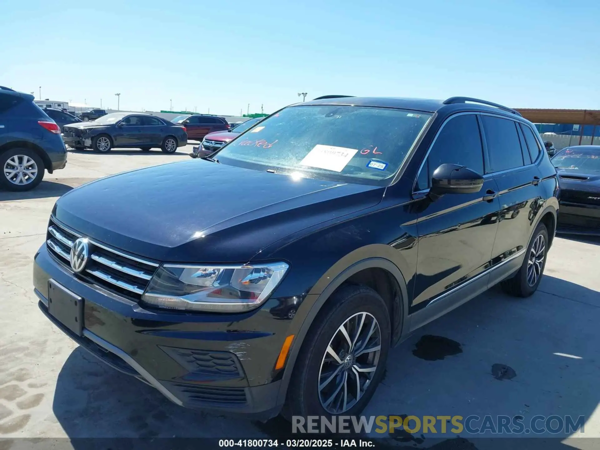 2 Photograph of a damaged car 3VV3B7AX6LM071413 VOLKSWAGEN TIGUAN 2020