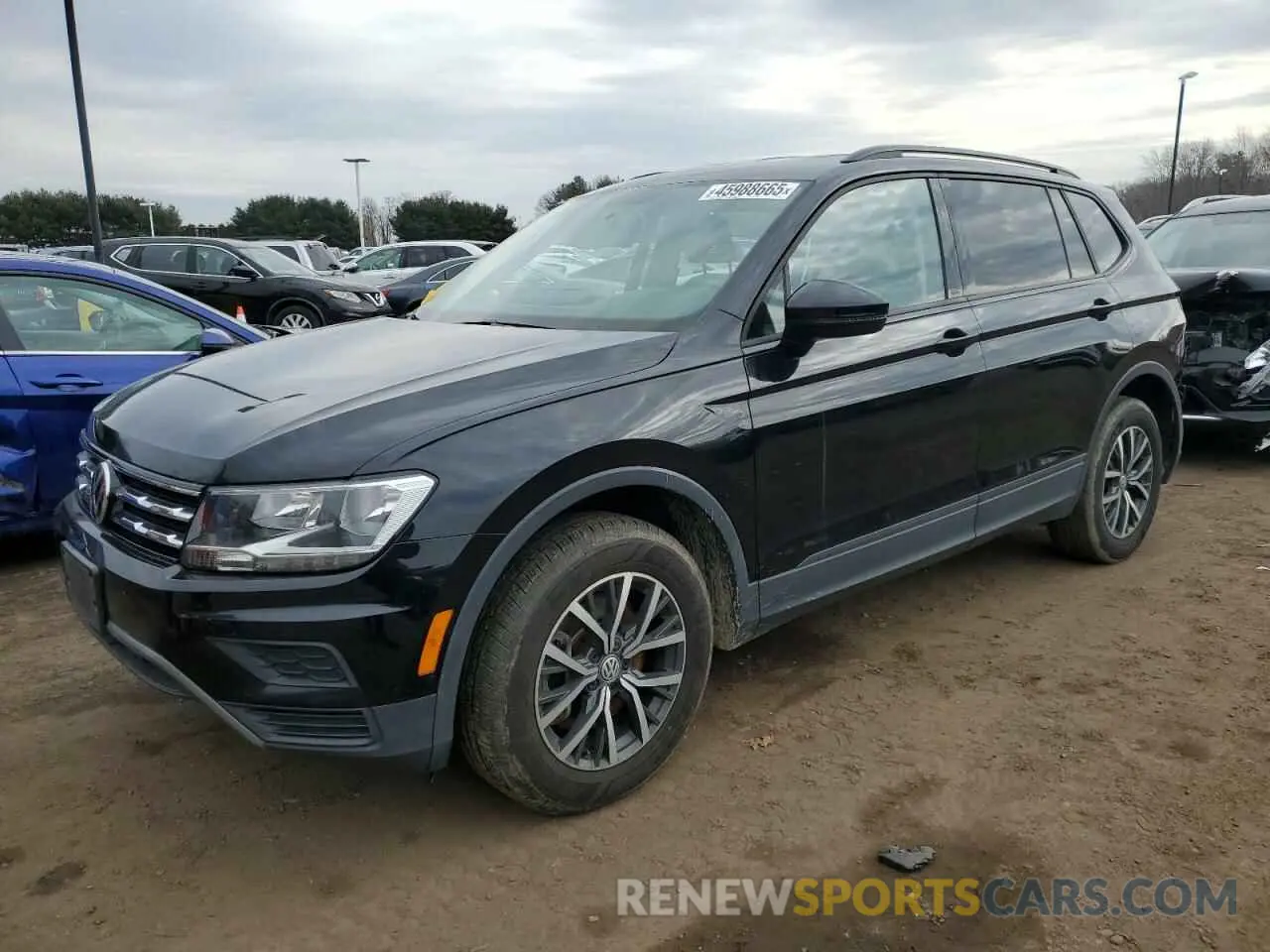 1 Photograph of a damaged car 3VV0B7AX1MM059495 VOLKSWAGEN TIGUAN 2021