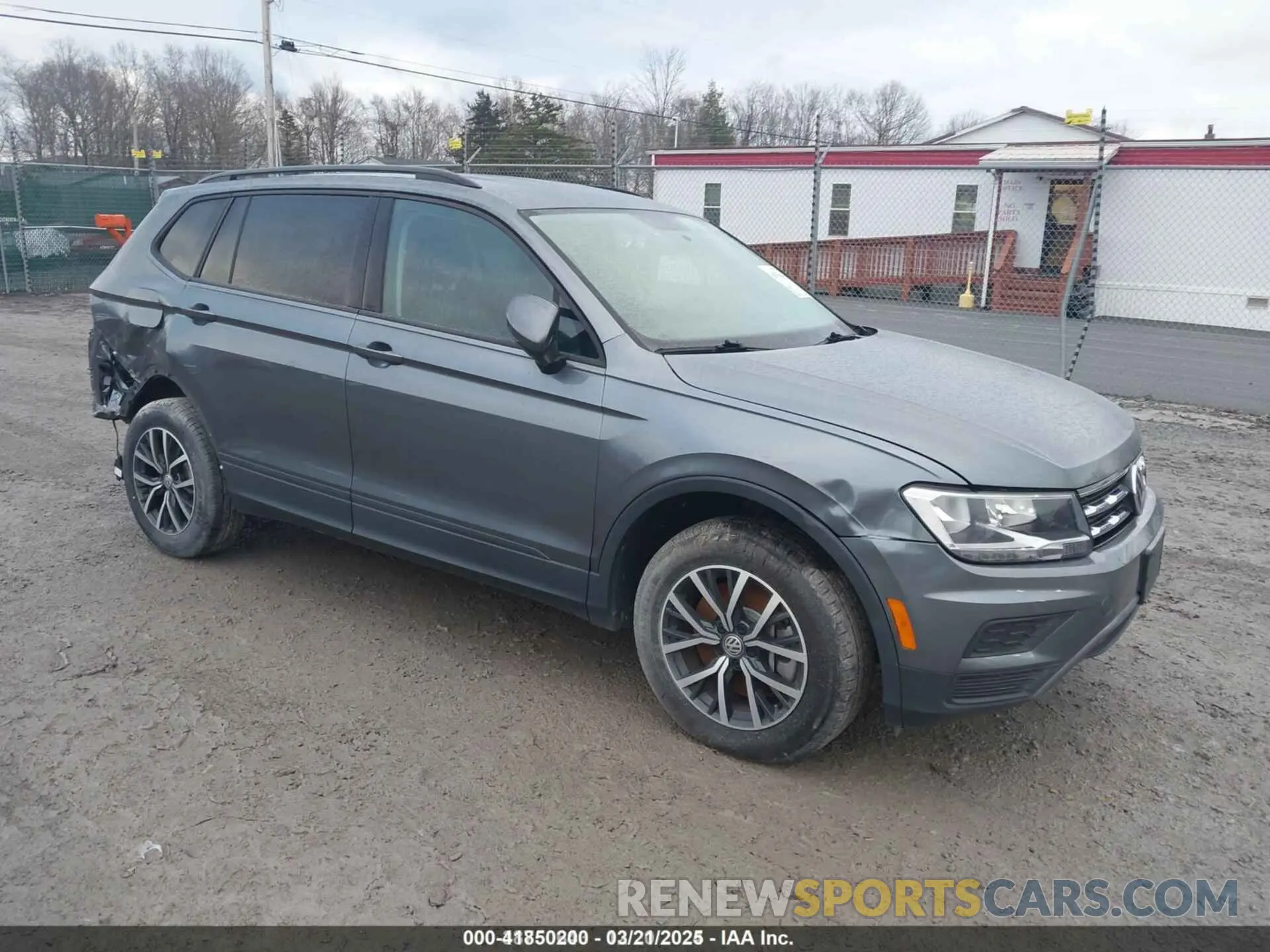 1 Photograph of a damaged car 3VV0B7AX3MM038342 VOLKSWAGEN TIGUAN 2021
