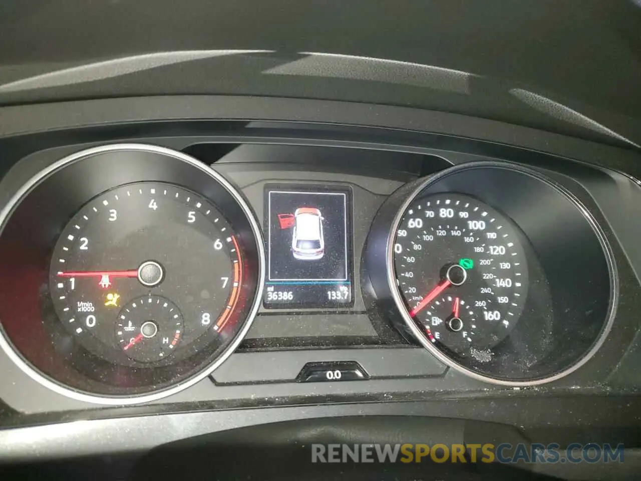 9 Photograph of a damaged car 3VV0B7AX3MM142099 VOLKSWAGEN TIGUAN 2021