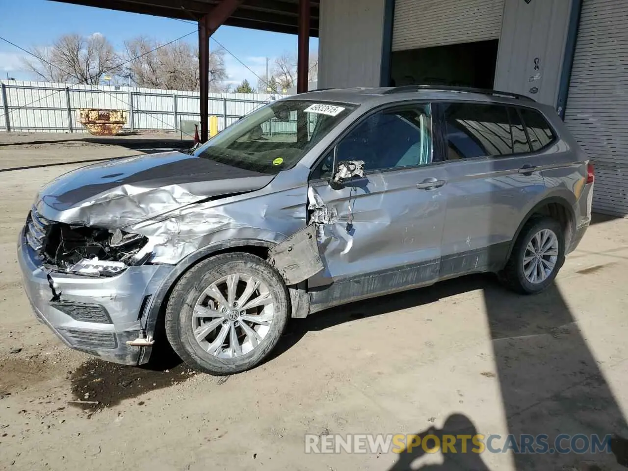 1 Photograph of a damaged car 3VV0B7AX6MM078396 VOLKSWAGEN TIGUAN 2021