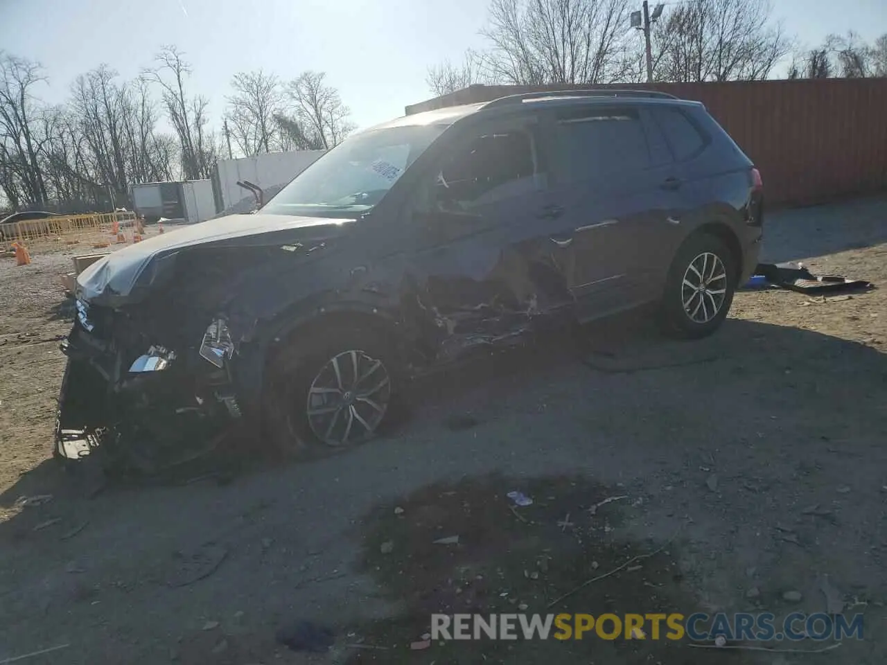 1 Photograph of a damaged car 3VV0B7AX9MM041570 VOLKSWAGEN TIGUAN 2021