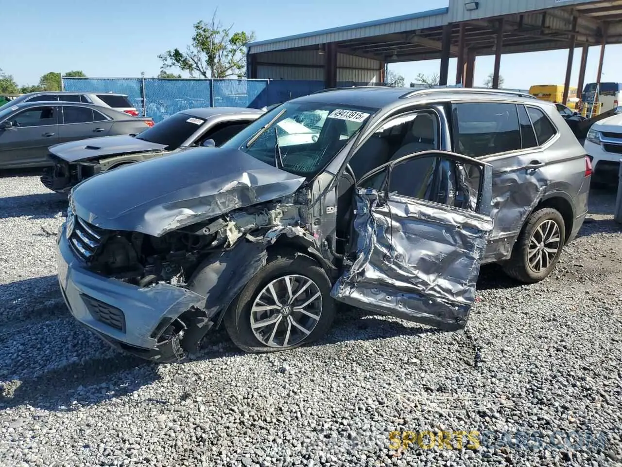 1 Photograph of a damaged car 3VV1B7AX0MM016884 VOLKSWAGEN TIGUAN 2021