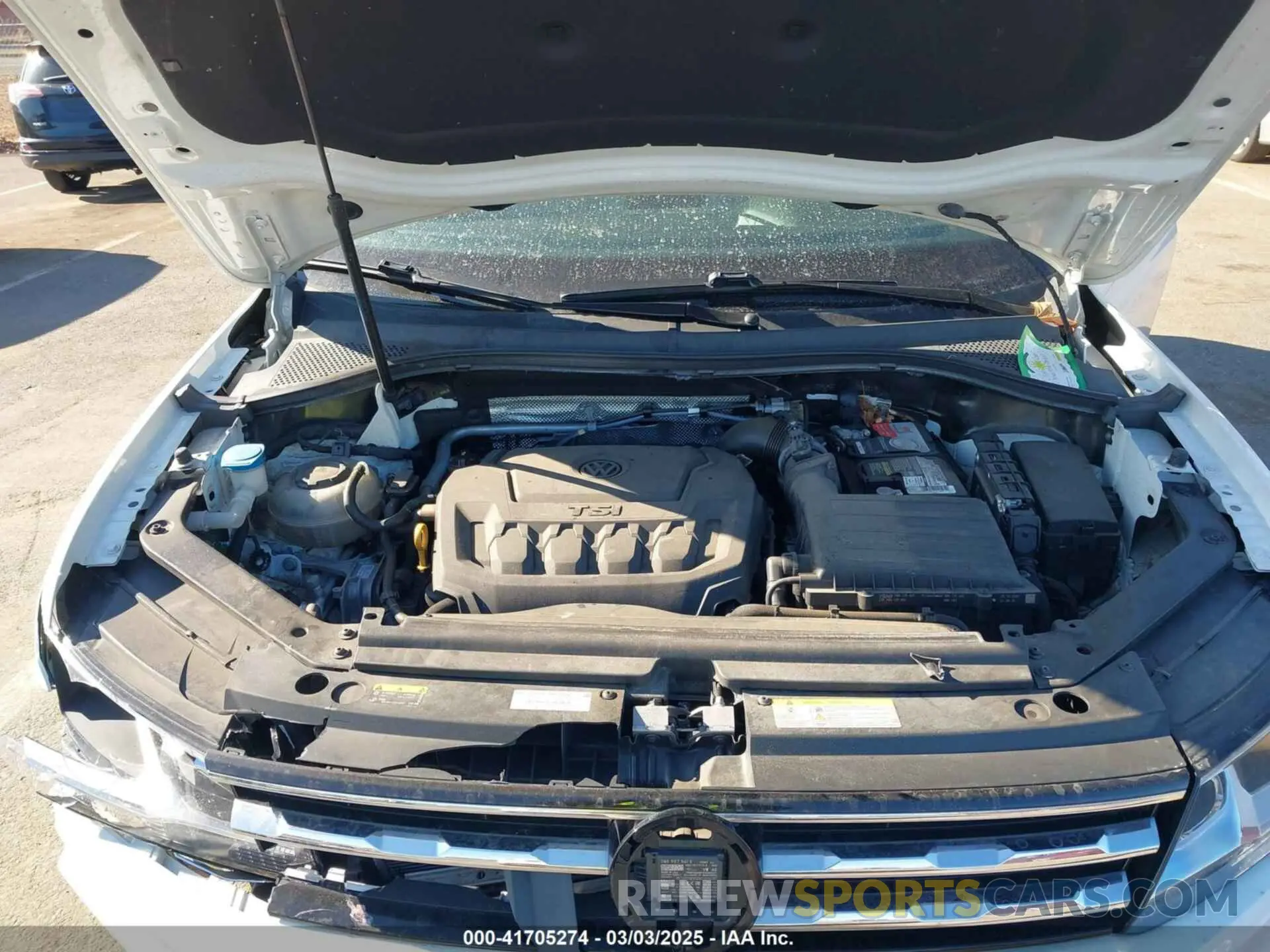 10 Photograph of a damaged car 3VV1B7AX0MM019574 VOLKSWAGEN TIGUAN 2021