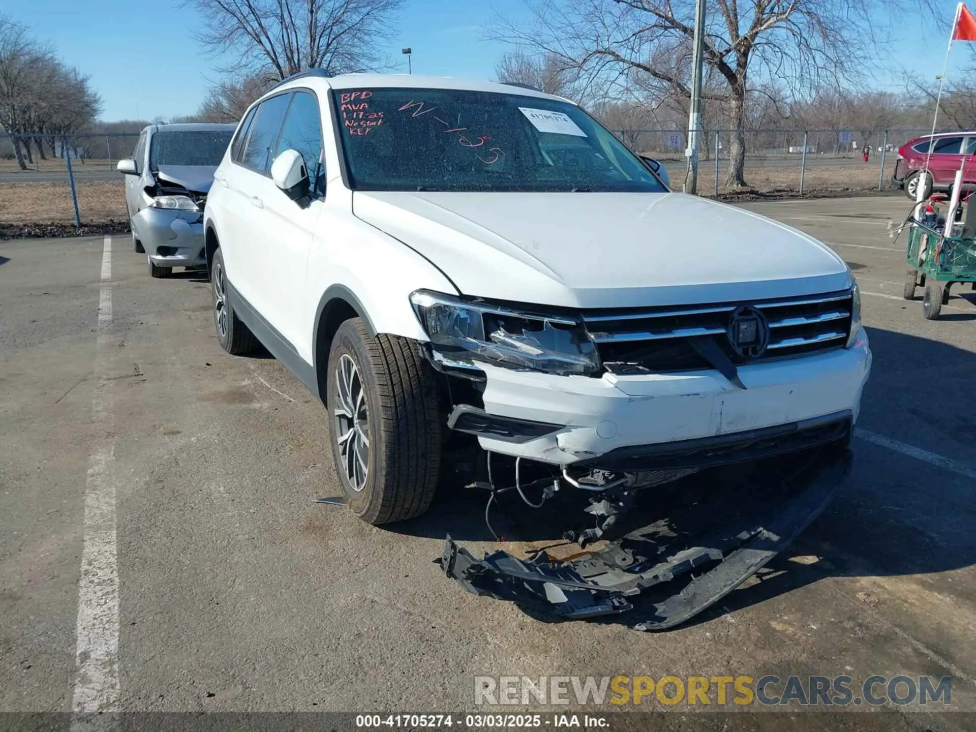 6 Photograph of a damaged car 3VV1B7AX0MM019574 VOLKSWAGEN TIGUAN 2021