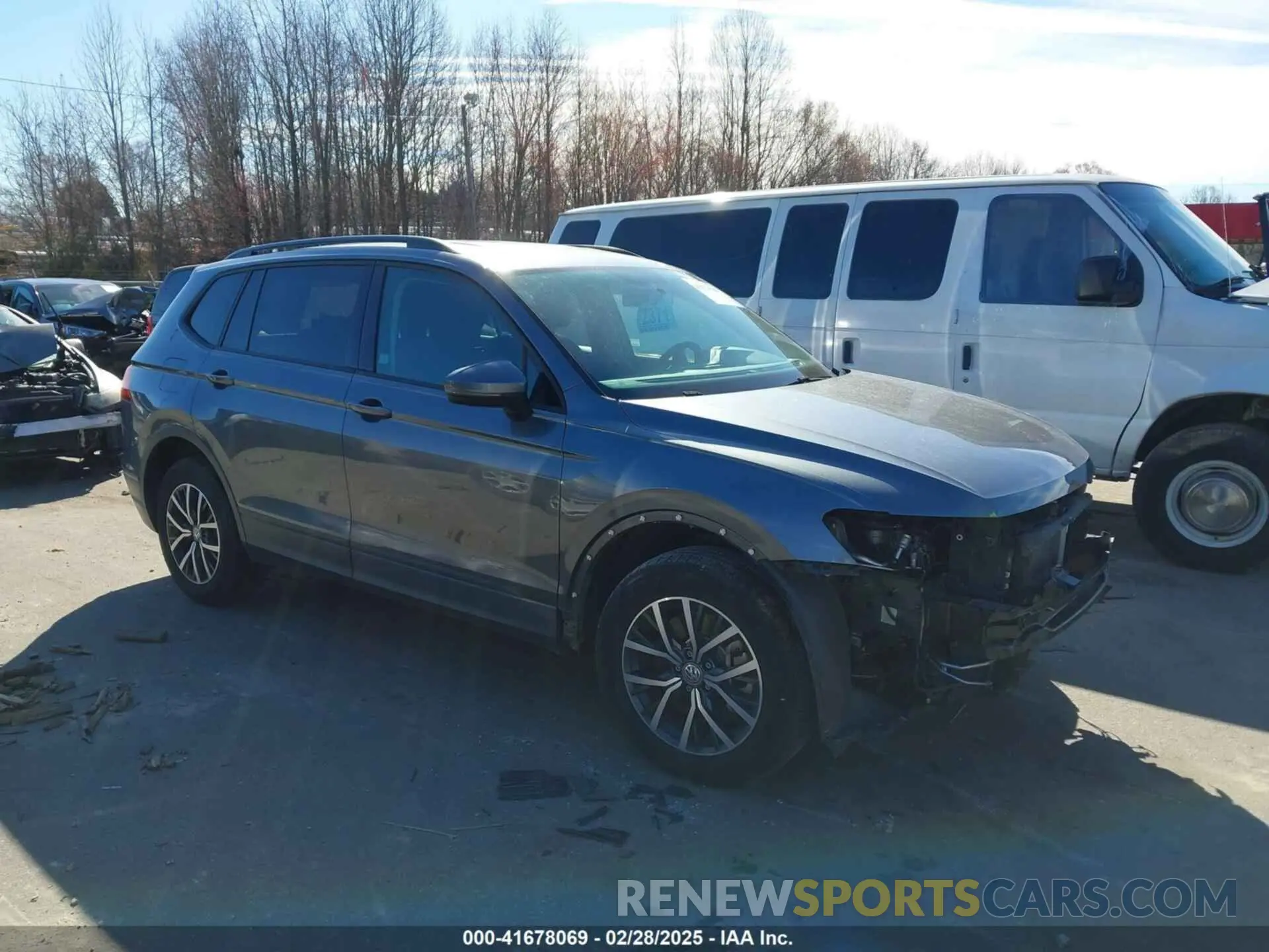 1 Photograph of a damaged car 3VV1B7AX1MM044788 VOLKSWAGEN TIGUAN 2021