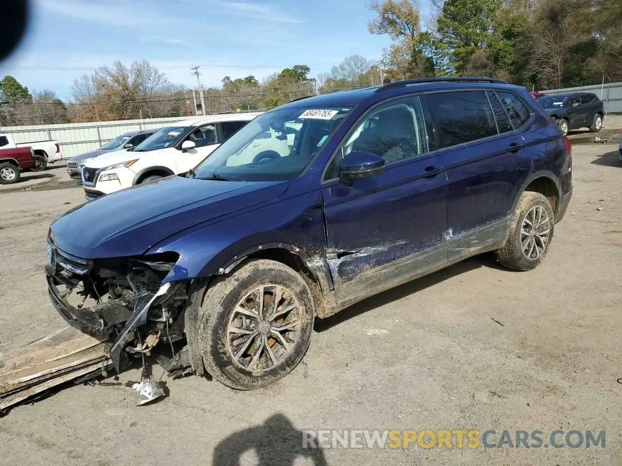 1 Photograph of a damaged car 3VV1B7AX1MM155518 VOLKSWAGEN TIGUAN 2021