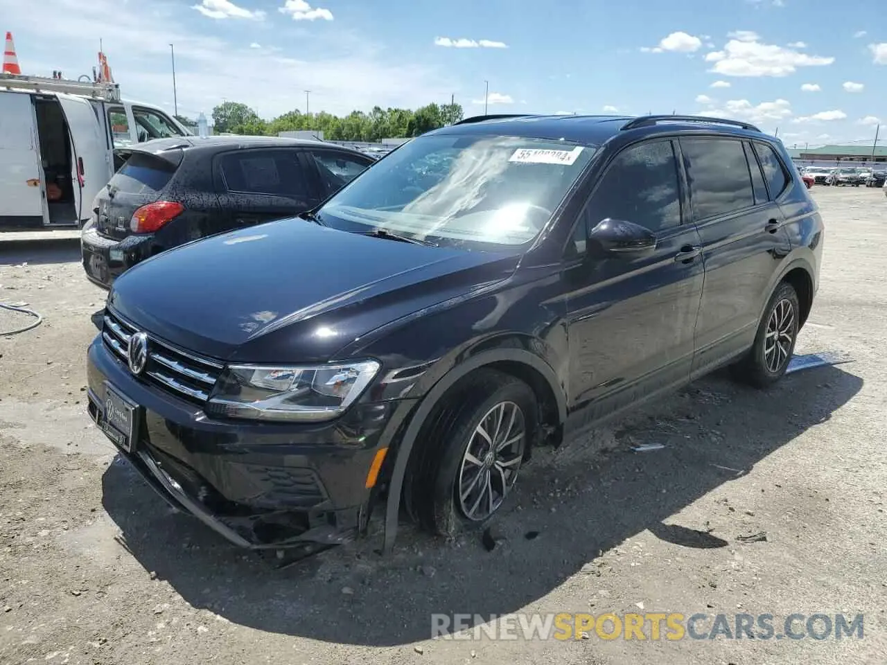 1 Photograph of a damaged car 3VV1B7AX3MM025109 VOLKSWAGEN TIGUAN 2021
