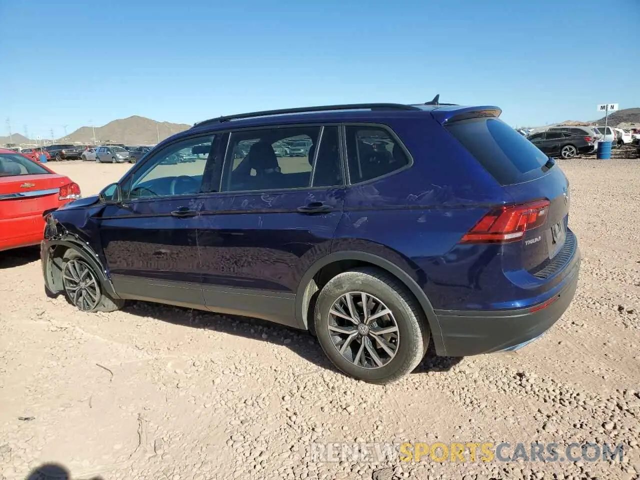 2 Photograph of a damaged car 3VV1B7AX3MM082992 VOLKSWAGEN TIGUAN 2021