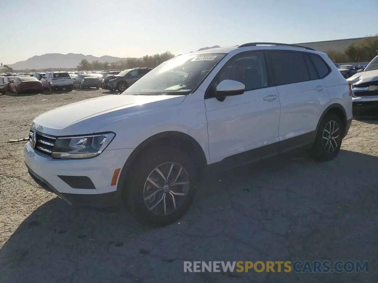 1 Photograph of a damaged car 3VV1B7AX5MM022938 VOLKSWAGEN TIGUAN 2021