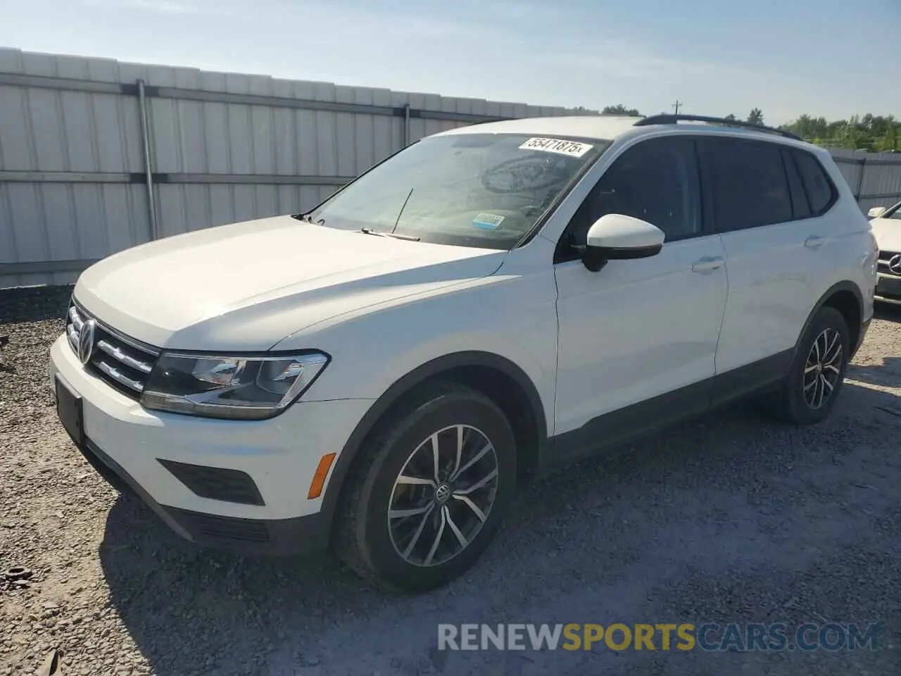 1 Photograph of a damaged car 3VV1B7AX5MM031994 VOLKSWAGEN TIGUAN 2021