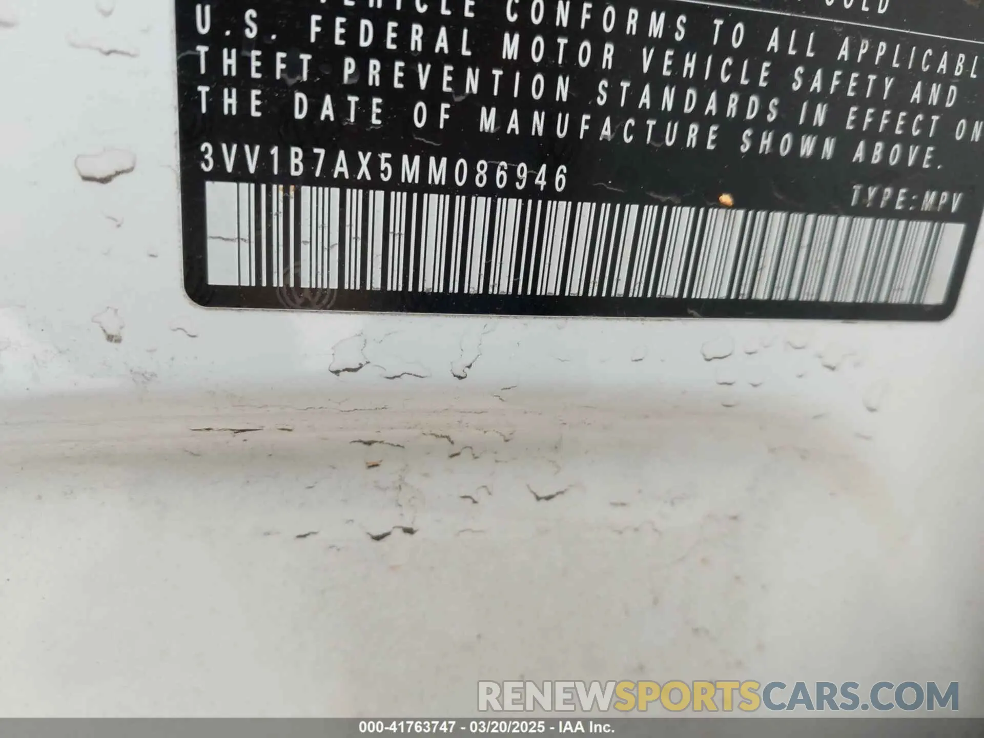 9 Photograph of a damaged car 3VV1B7AX5MM086946 VOLKSWAGEN TIGUAN 2021