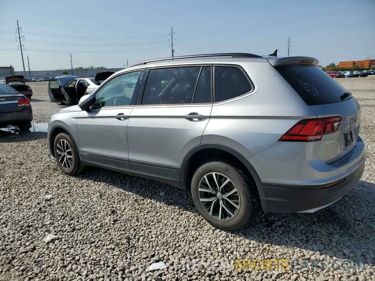 2 Photograph of a damaged car 3VV1B7AX7MM133023 VOLKSWAGEN TIGUAN 2021