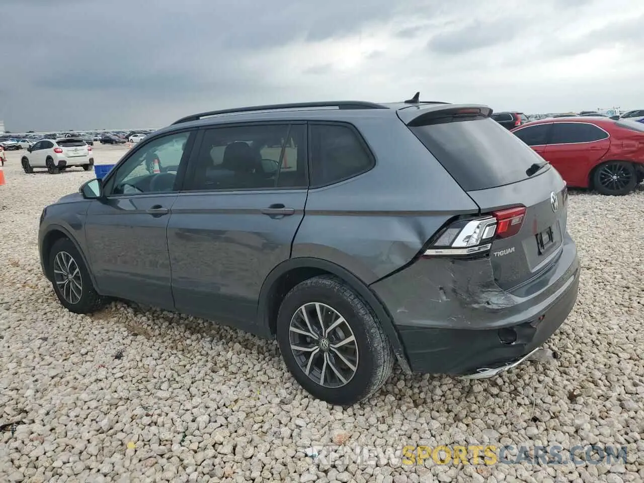 2 Photograph of a damaged car 3VV1B7AX9MM012624 VOLKSWAGEN TIGUAN 2021