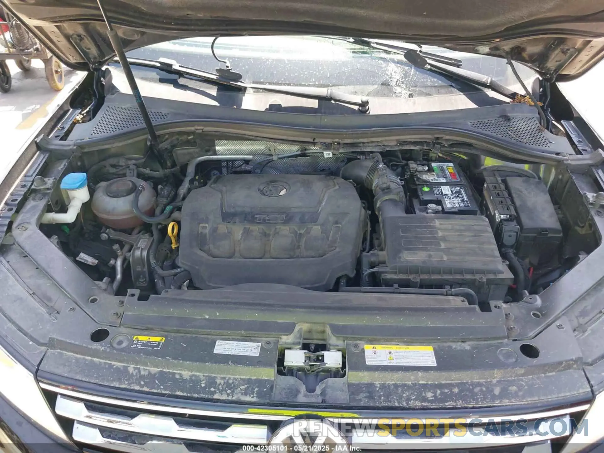 10 Photograph of a damaged car 3VV1B7AX9MM067347 VOLKSWAGEN TIGUAN 2021