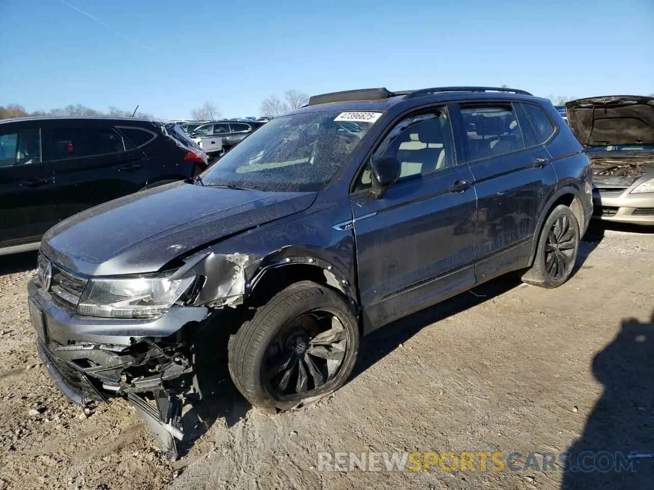 1 Photograph of a damaged car 3VV2B7AX1MM131773 VOLKSWAGEN TIGUAN 2021