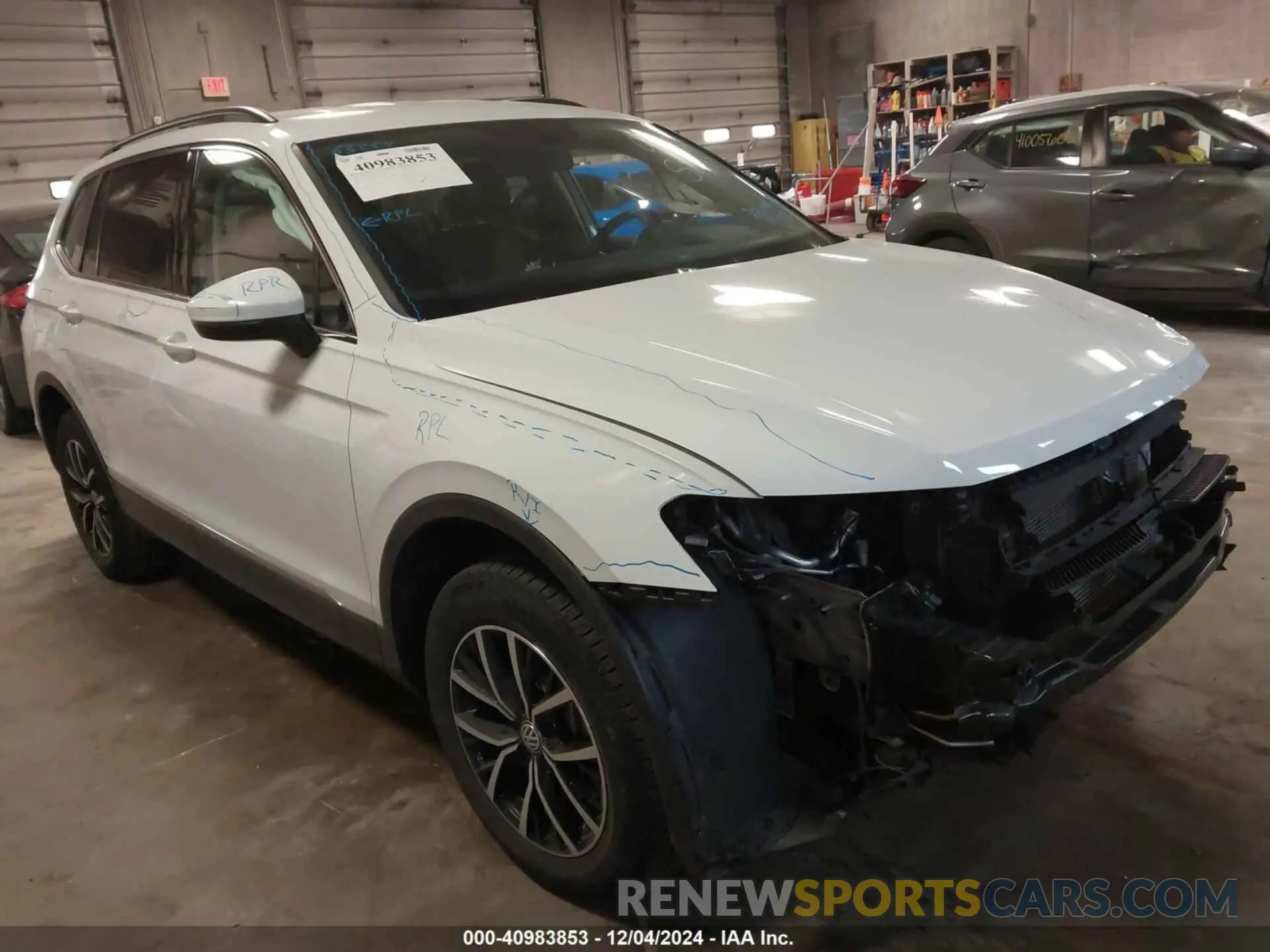 1 Photograph of a damaged car 3VV2B7AX1MM142501 VOLKSWAGEN TIGUAN 2021