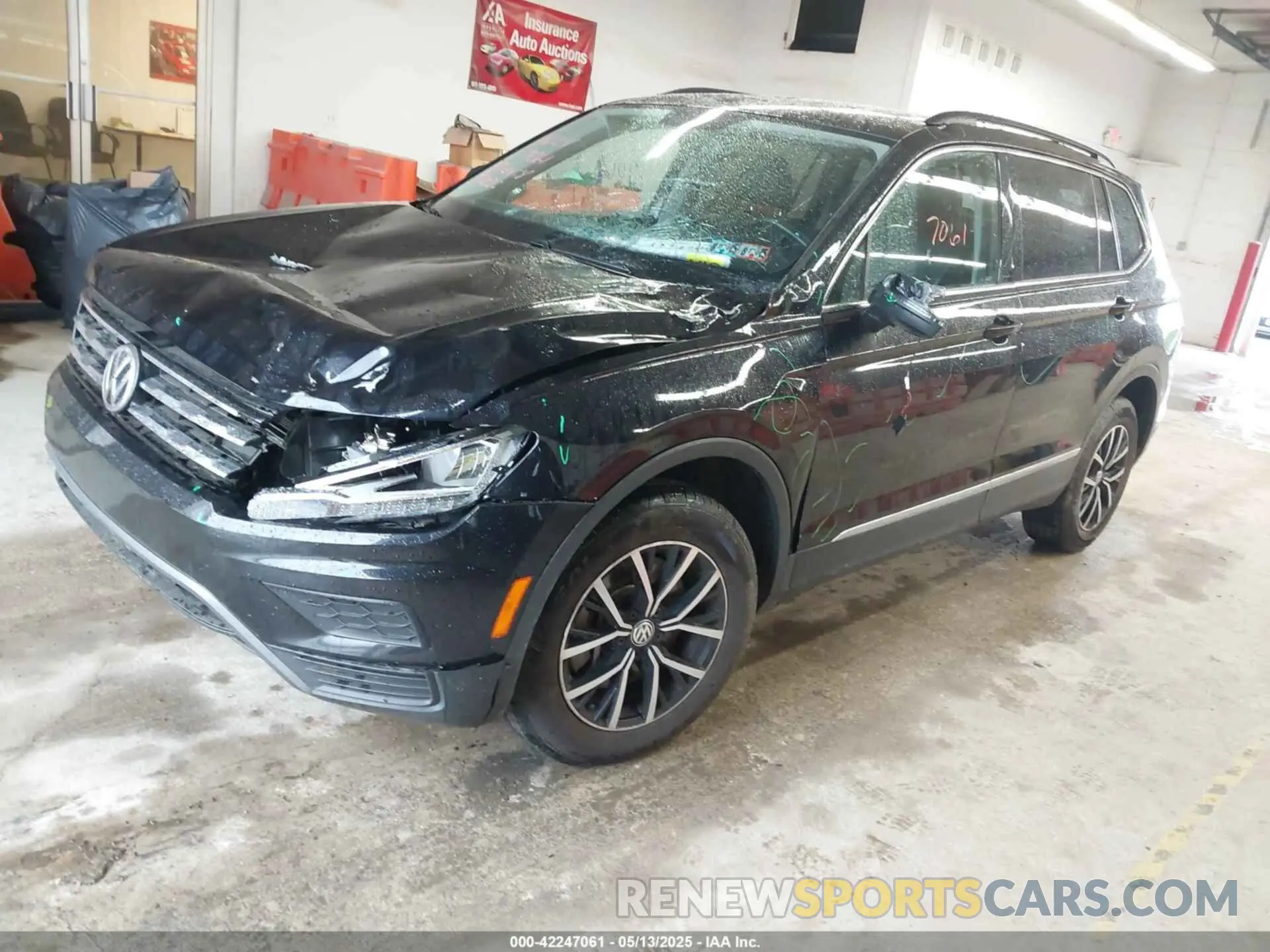 2 Photograph of a damaged car 3VV2B7AX2MM096399 VOLKSWAGEN TIGUAN 2021