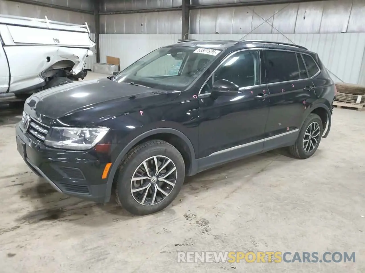 1 Photograph of a damaged car 3VV2B7AX2MM101584 VOLKSWAGEN TIGUAN 2021