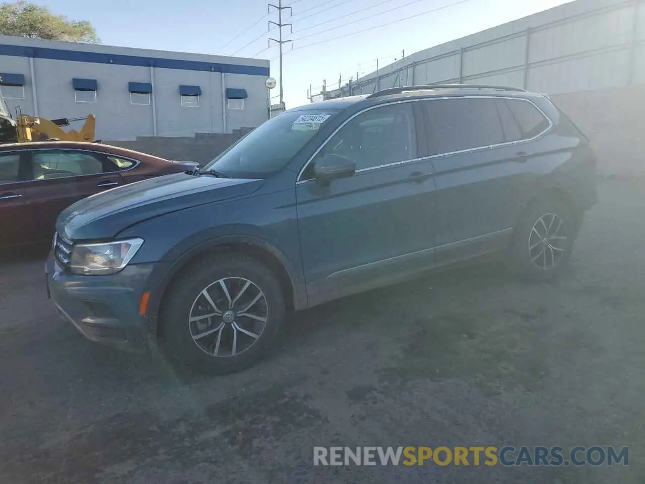1 Photograph of a damaged car 3VV2B7AX3MM129166 VOLKSWAGEN TIGUAN 2021