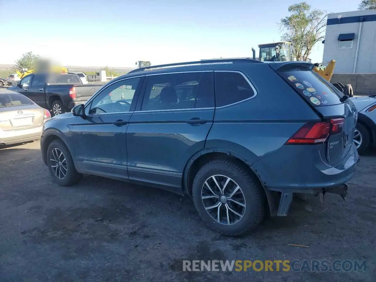 2 Photograph of a damaged car 3VV2B7AX3MM129166 VOLKSWAGEN TIGUAN 2021