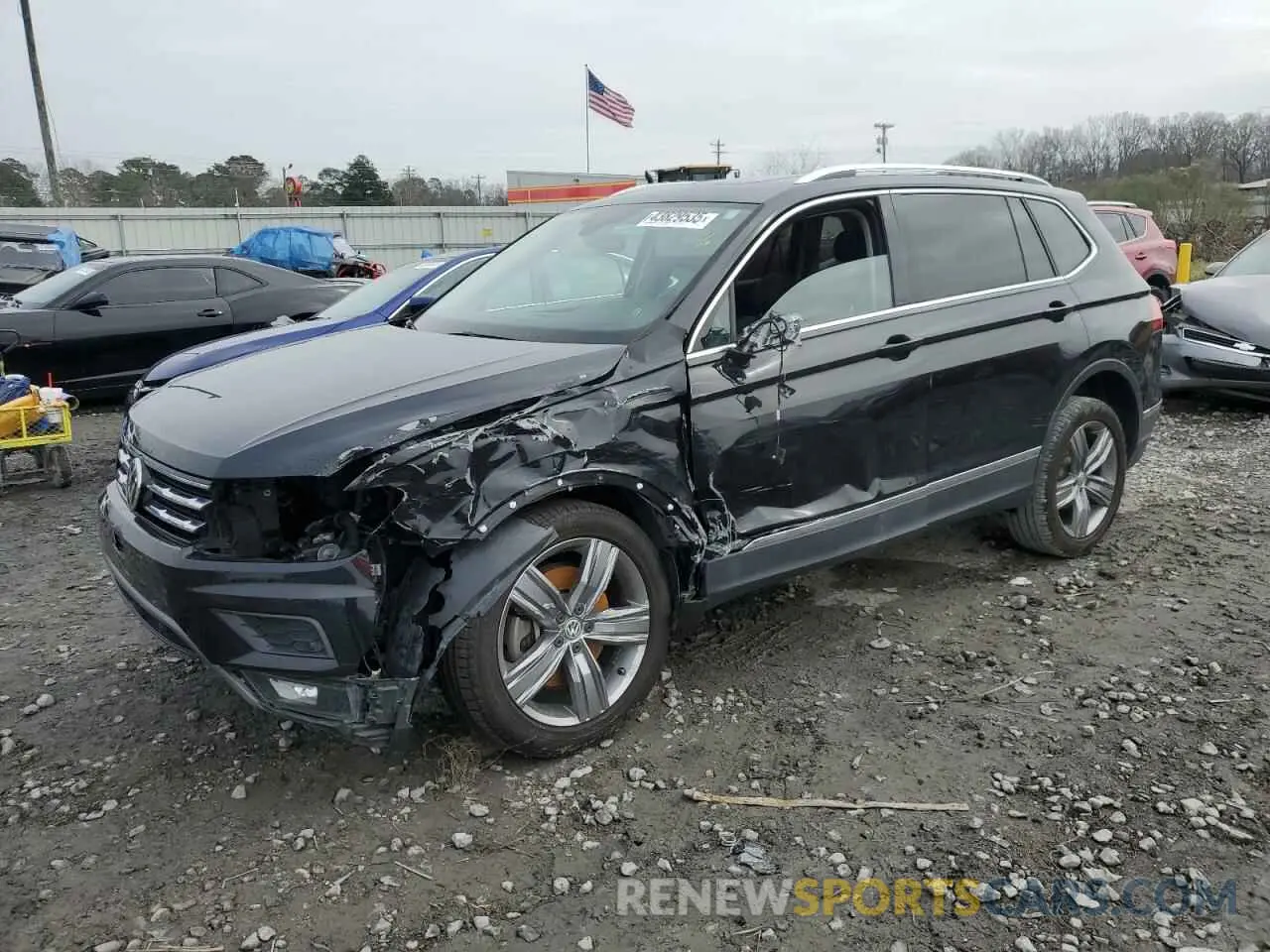 1 Photograph of a damaged car 3VV2B7AX4MM101098 VOLKSWAGEN TIGUAN 2021